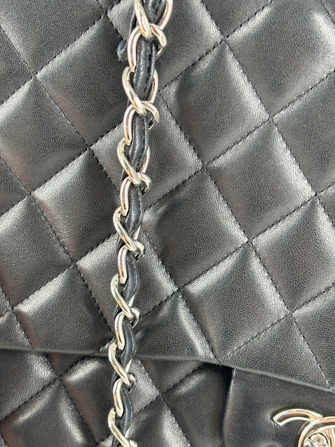 Chanel Classic Jumbo Single Flap SHW CC150