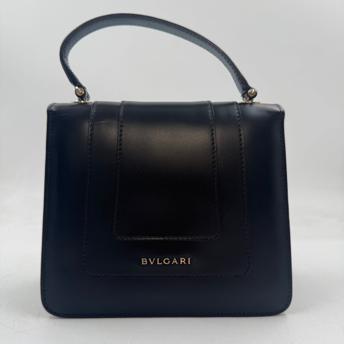 BULGARI  Calfskin Serpenti Forever Top Handle Bag