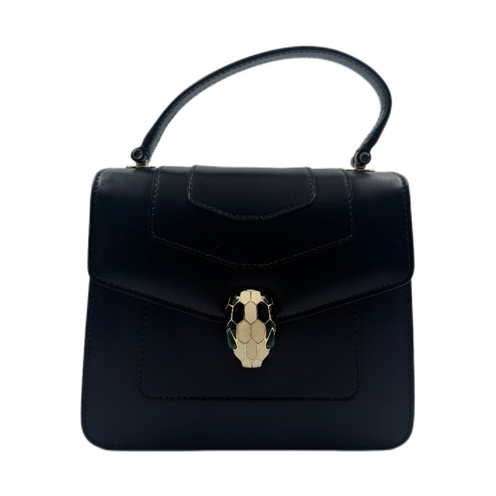 BULGARI  Calfskin Serpenti Forever Top Handle Bag