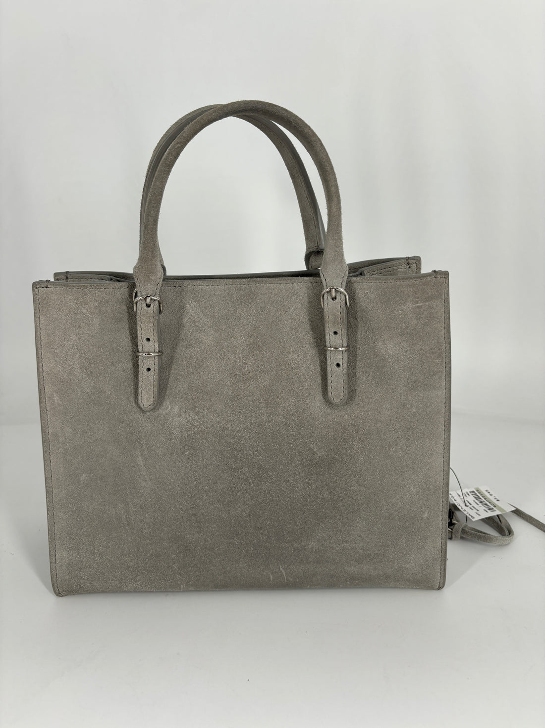 Balenciaga Papier Suede Tote Grey