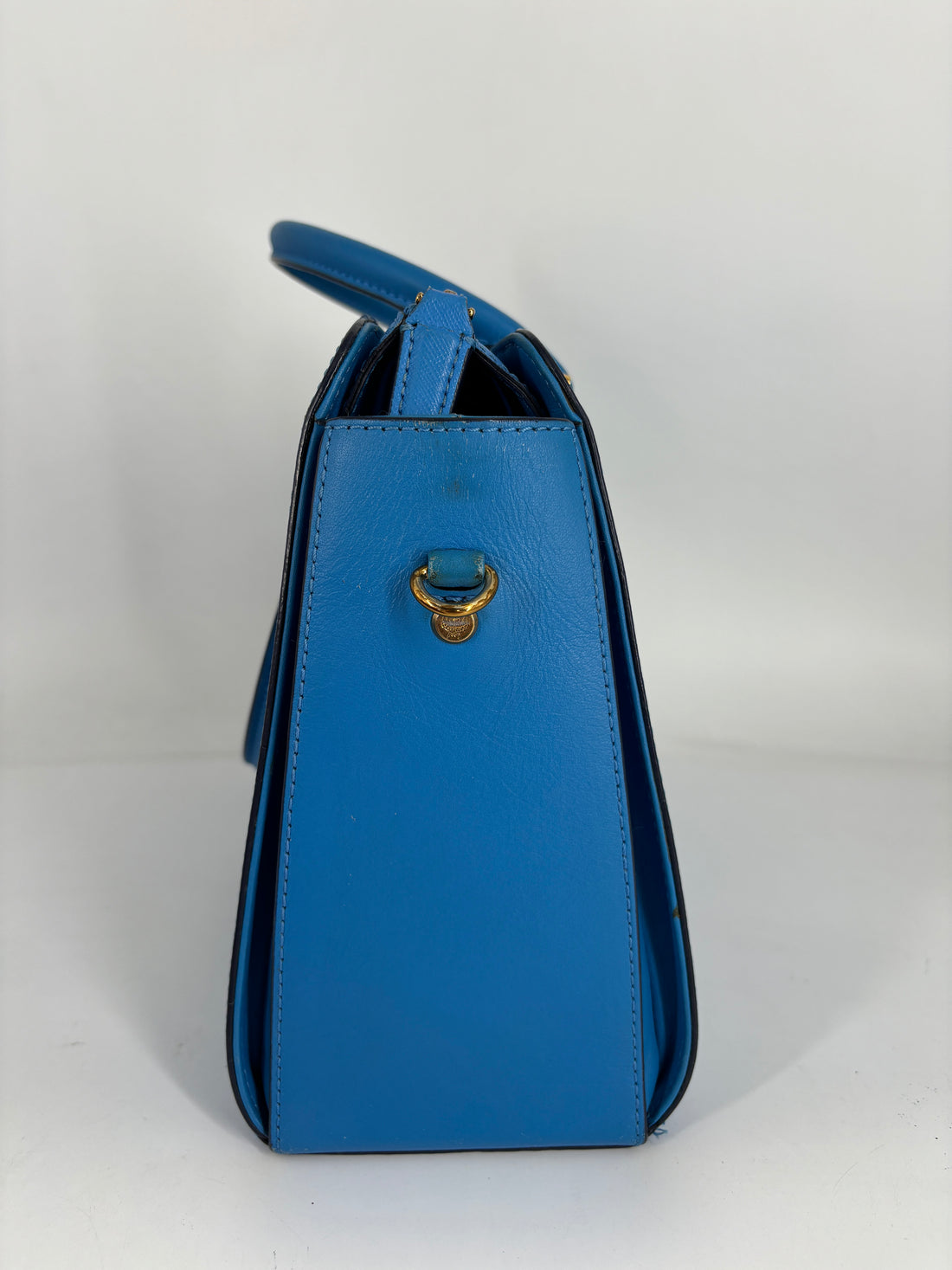 MCM Saffino Nuevo Tote Blue