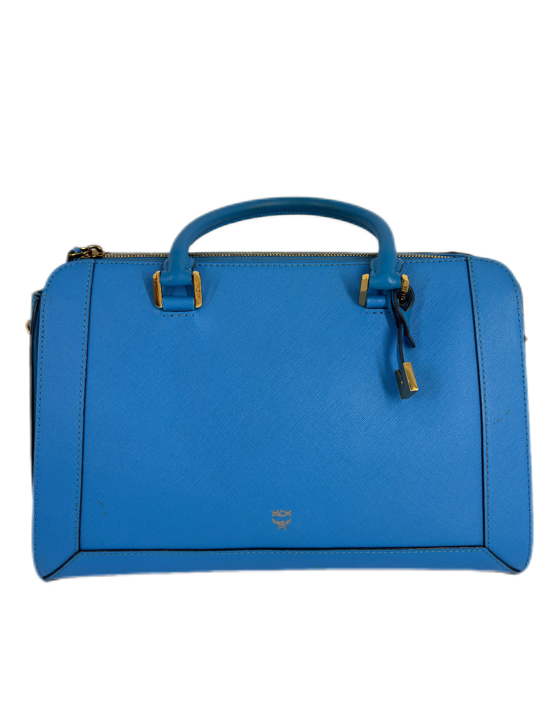 MCM Saffino Nuevo Tote Blue