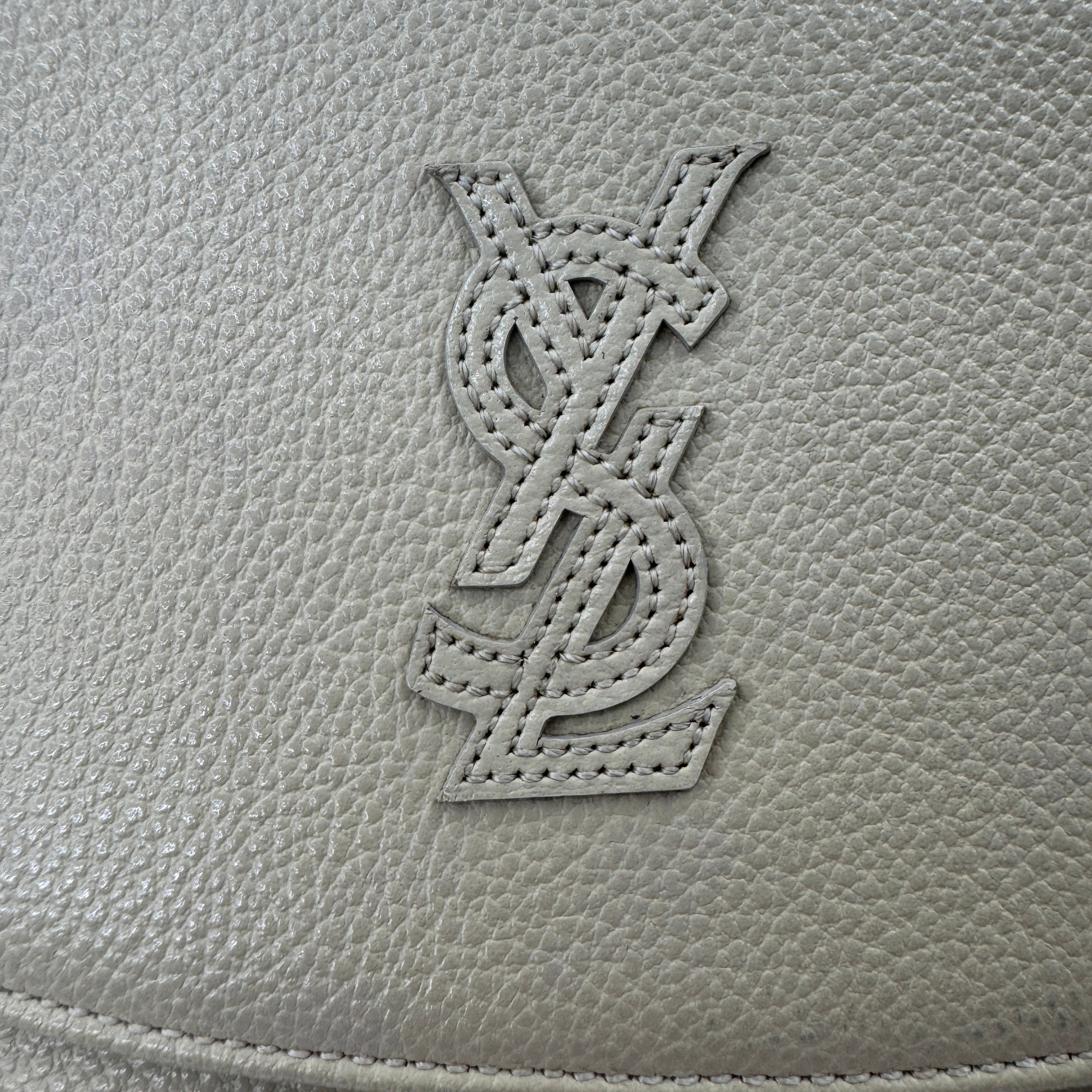 Yves Saint Laurent Mini Shoulder Bags Cream Beige