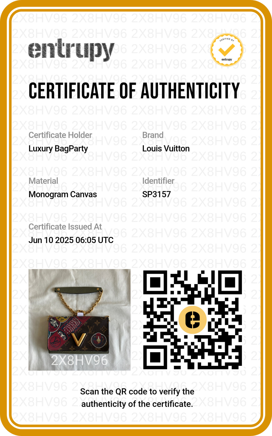 Louis Vuitton Twist Chain Wallet Limited Edition Kabuki Stickers lv459
