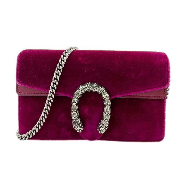 GUCCI  Velvet Super Mini Dionysus Crossbody Bag