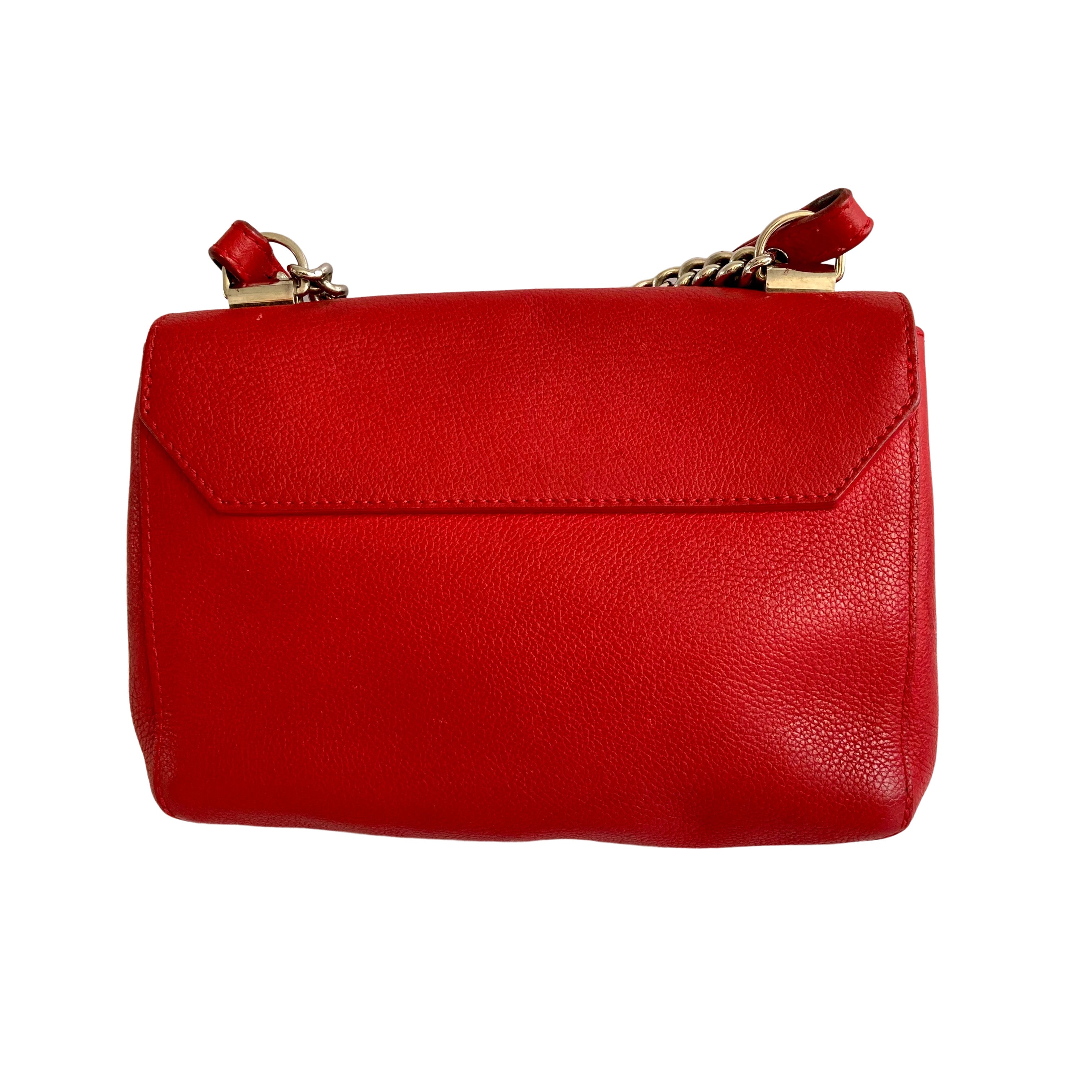 Louis Vuitton Lockme II Handbag Red