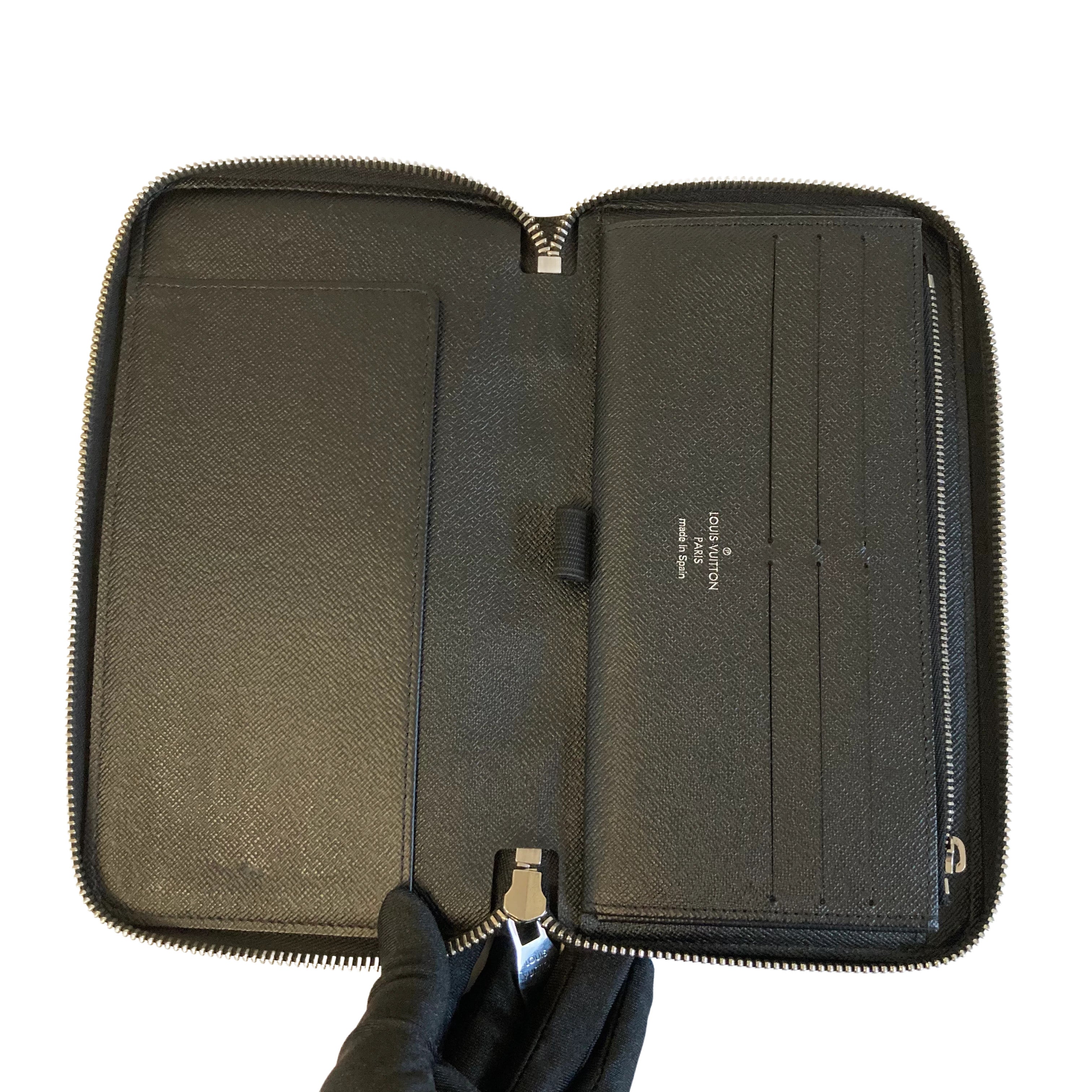 Louis Vuitton Damier Graphite Zippy Long Wallet