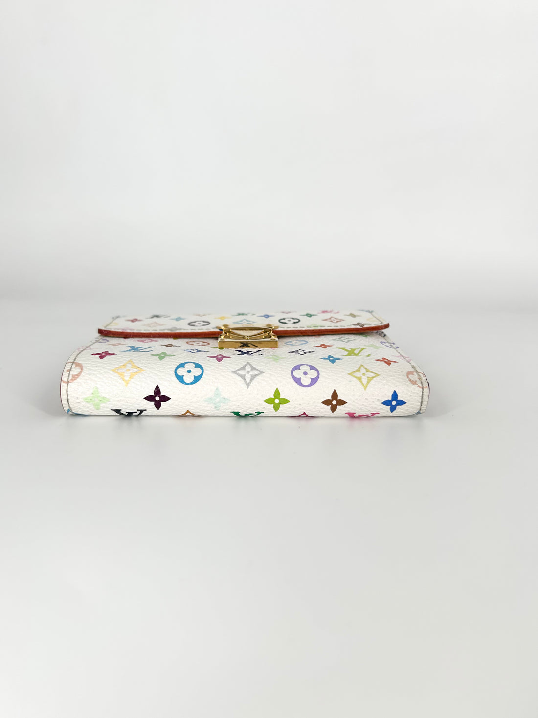 LV Monogram Multicolor Koala Wallet White