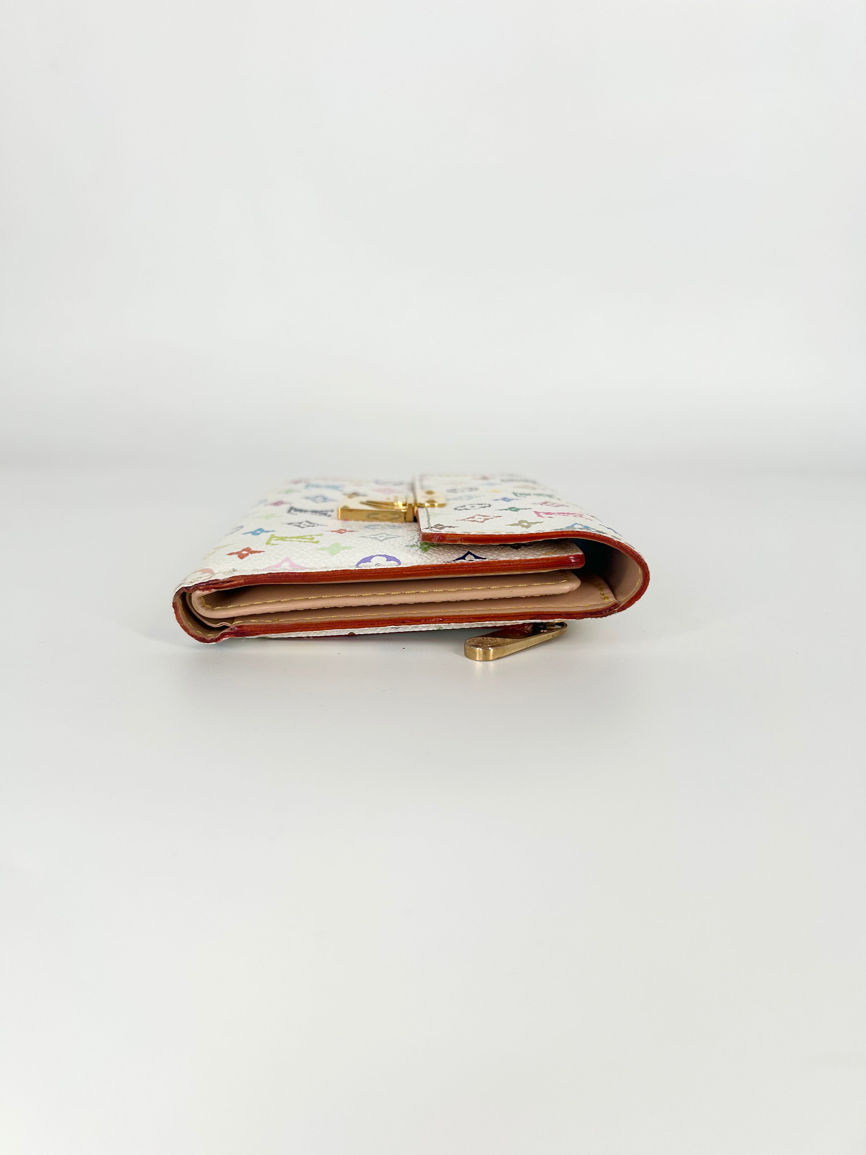LV Monogram Multicolor Koala Wallet White