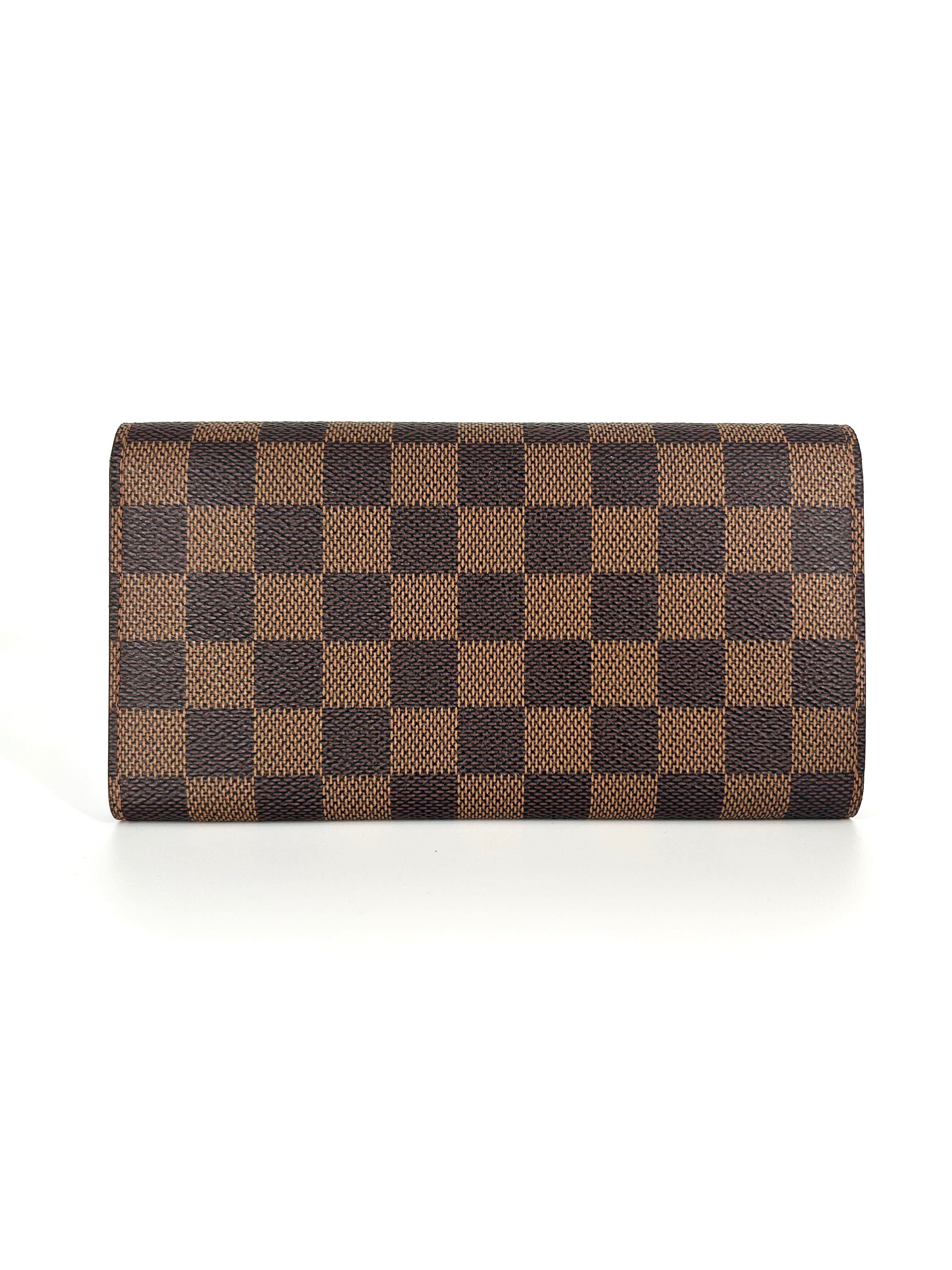LV Damier Ebene Sarah Wallet