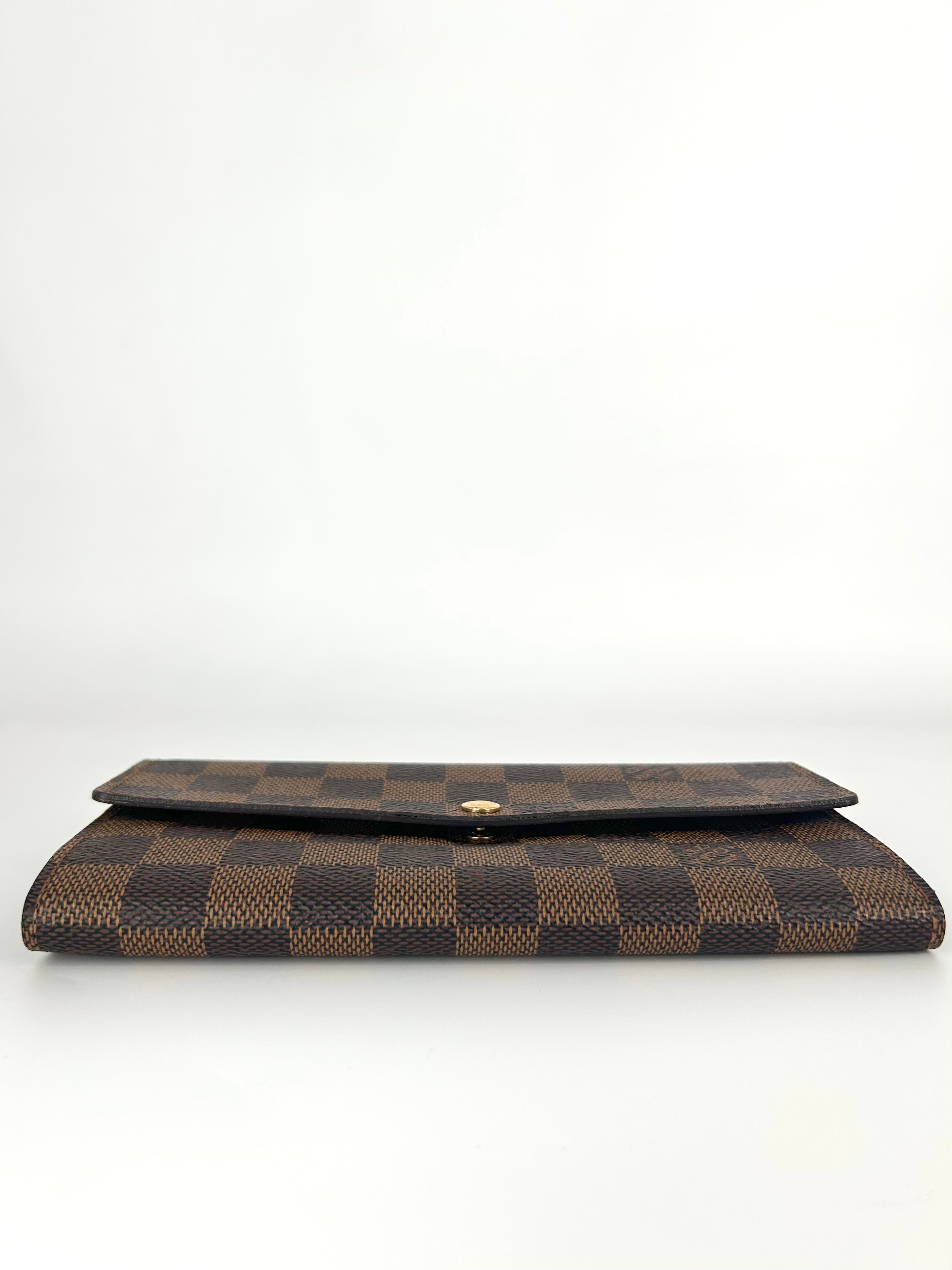 LV Damier Ebene Sarah Wallet
