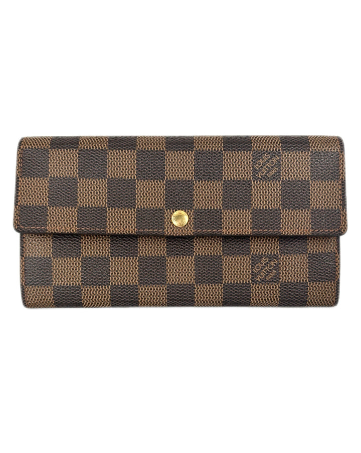 LV Damier Ebene Sarah Wallet