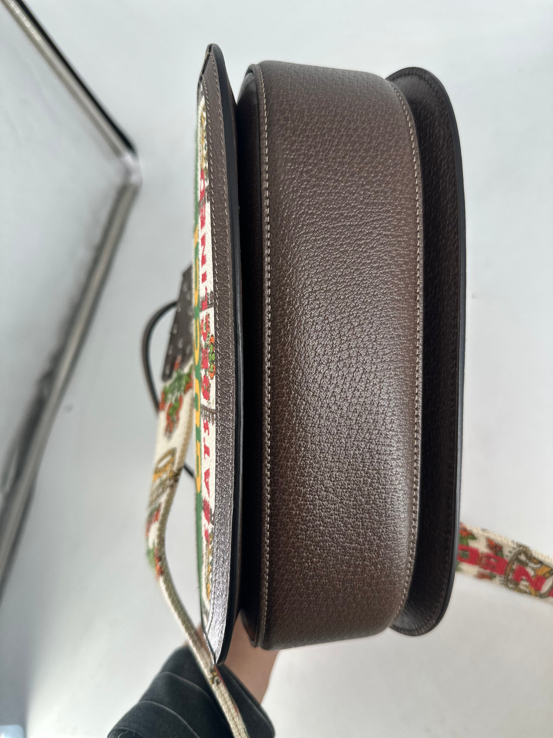 Gucci Bamboo 1947 Medium Top Handle Two Strap Shoulder Bag GG343
