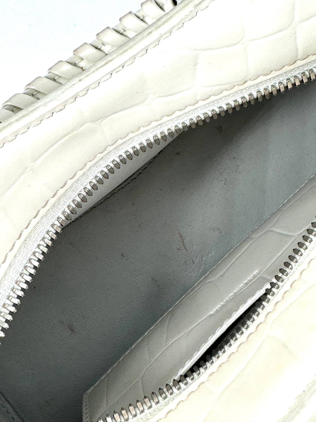 Balenciaga Leather Neo Classic Mini Bag White