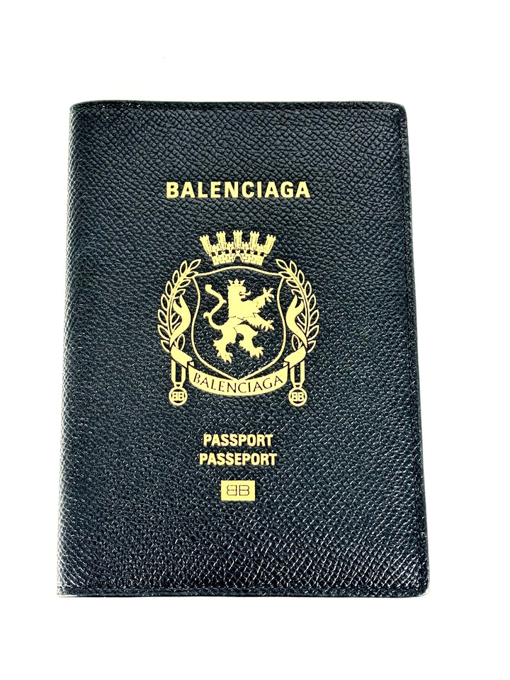 Balenciaga Passport Holder in Black