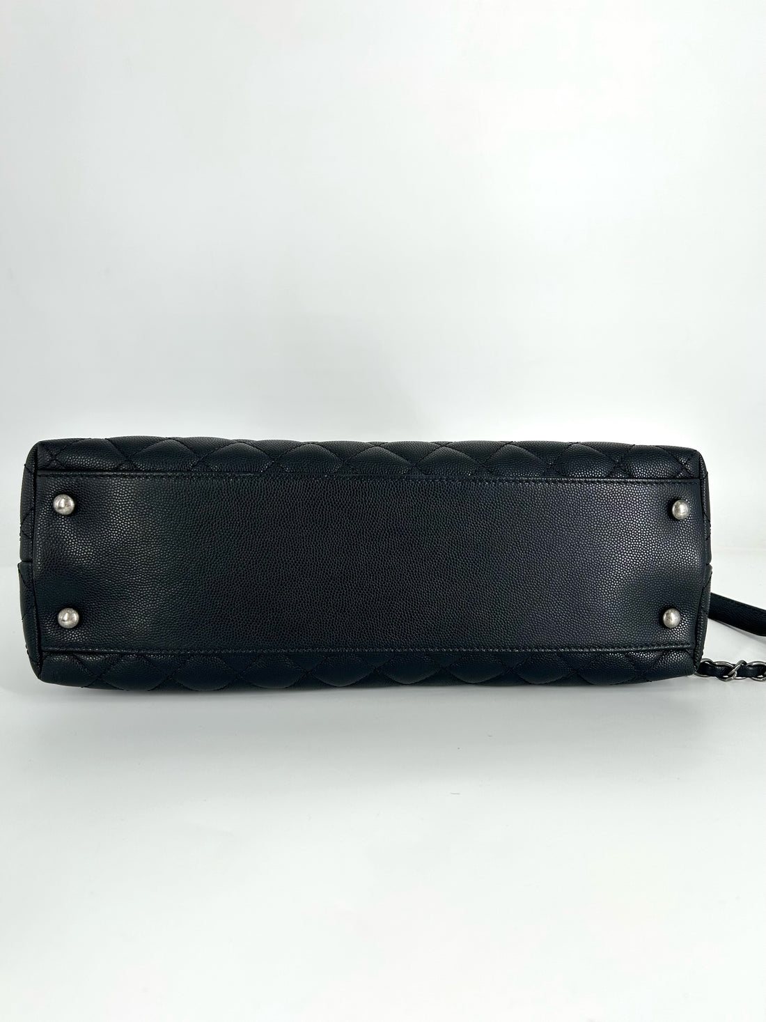 Chanel Caviar Quilted Coco Handle Flap Black