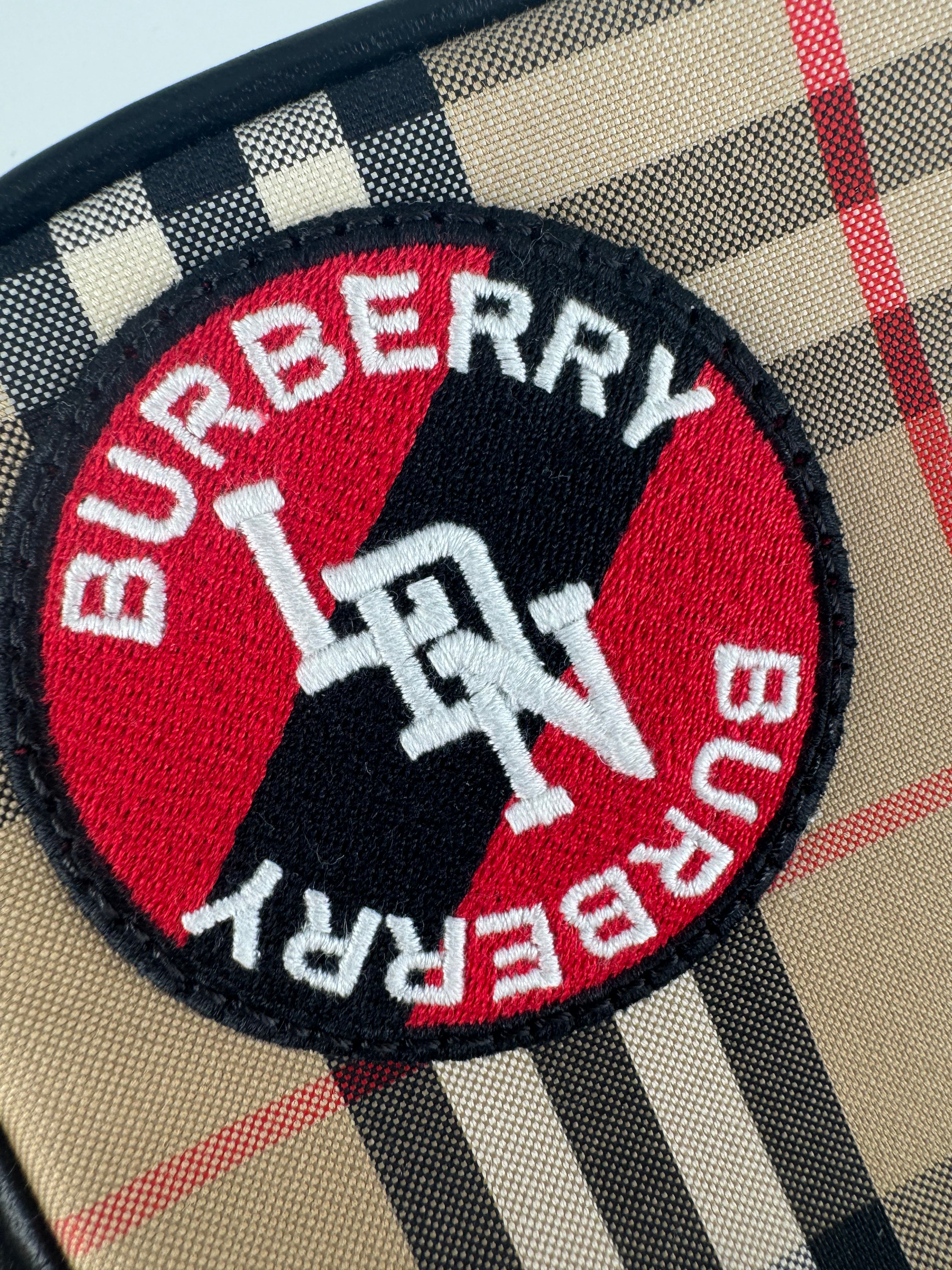 Burberry Check Calfskin Deer Camera bag