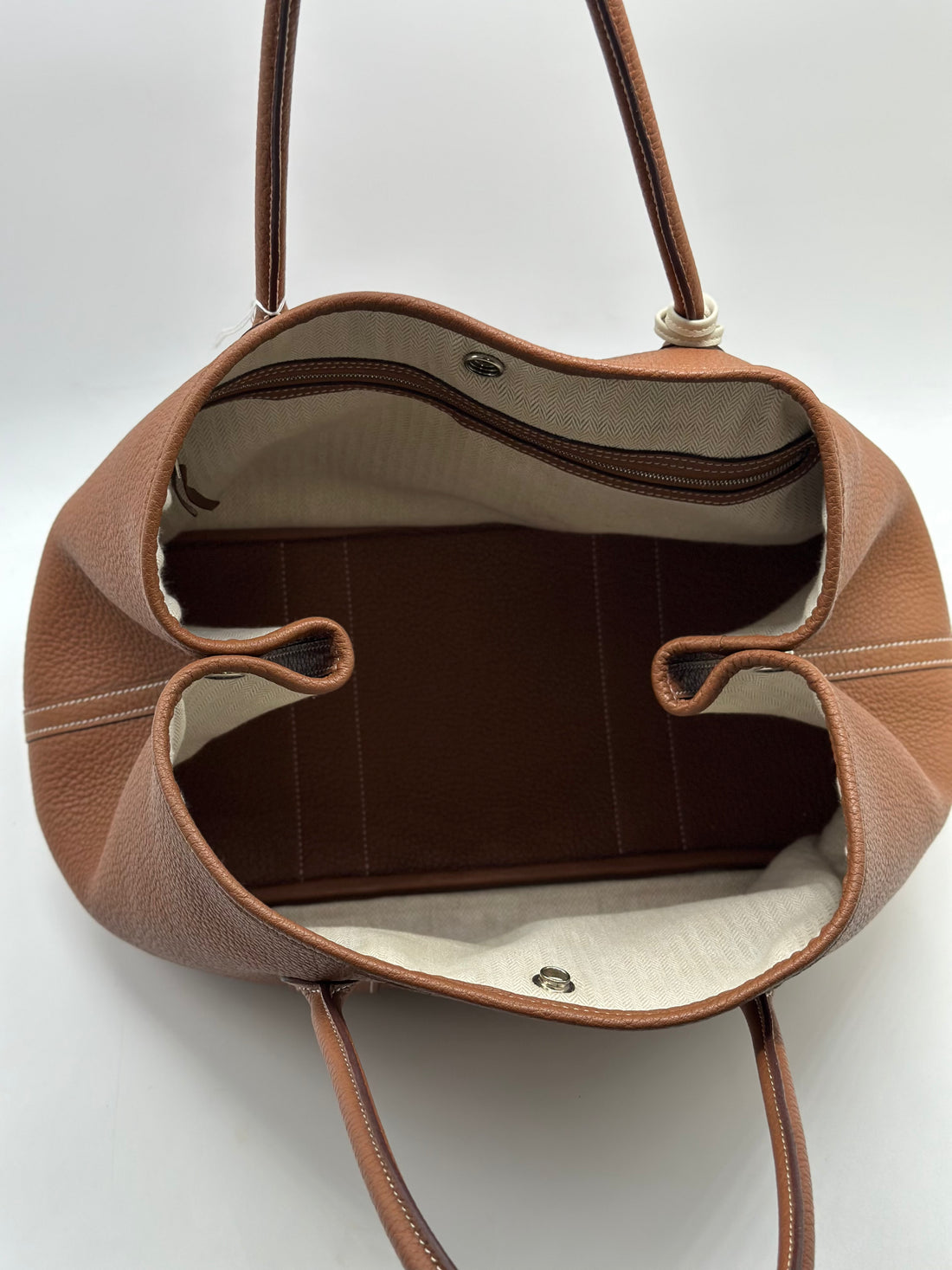 Hermes Garden Party Negonda Tote Bag Brown D HR28