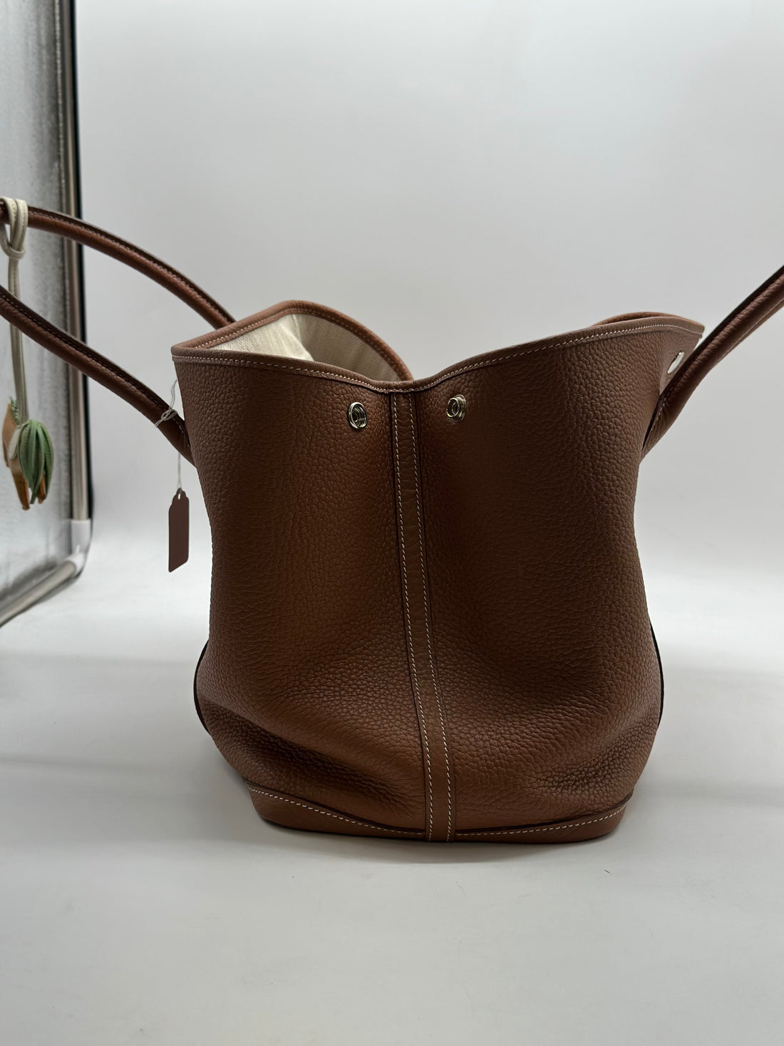 Hermes Garden Party Negonda Tote Bag Brown D HR28