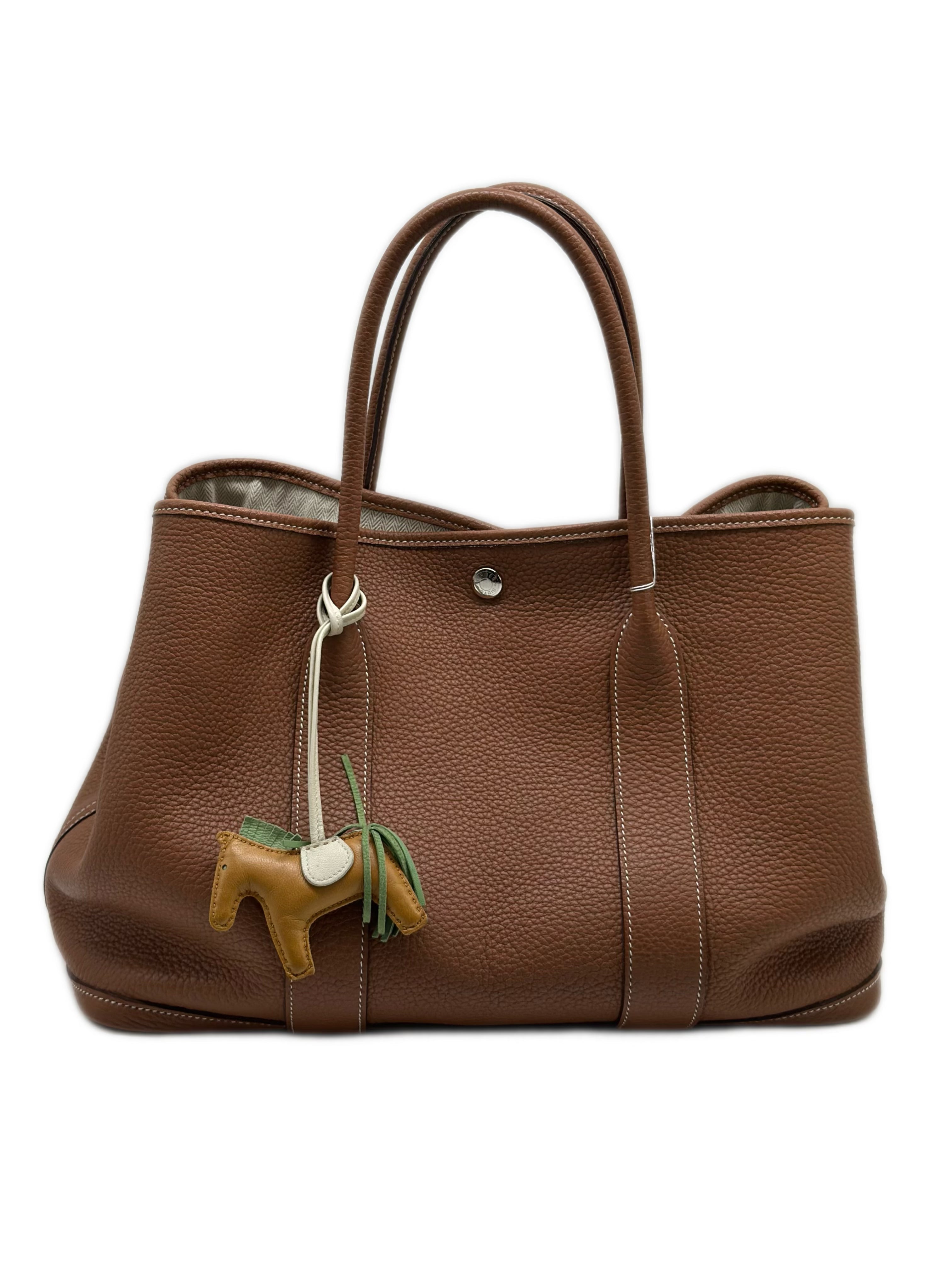Hermes Garden Party Negonda Tote Bag Brown D HR28