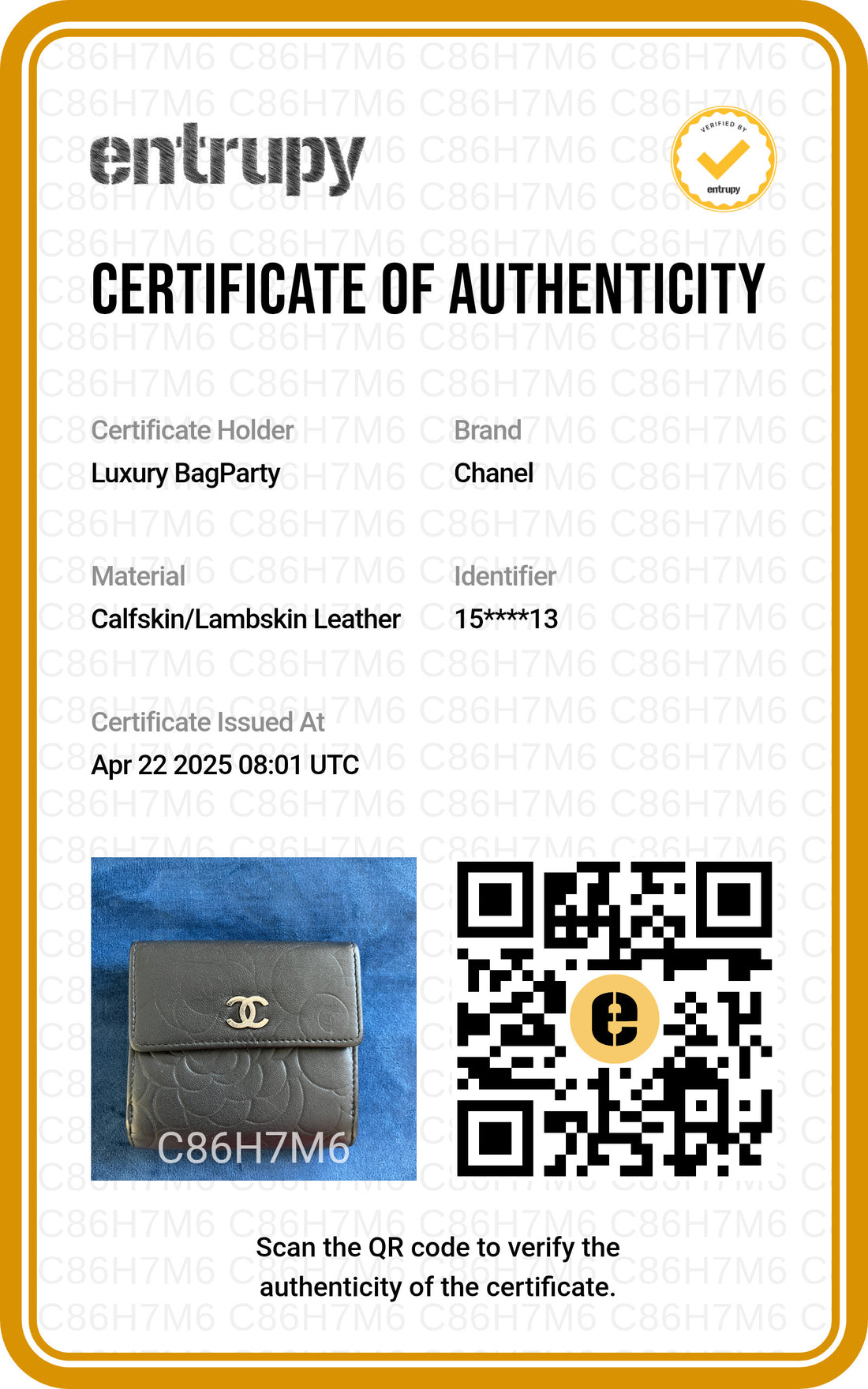 Chanel Lambskin Camellia Embossed French Wallet Black