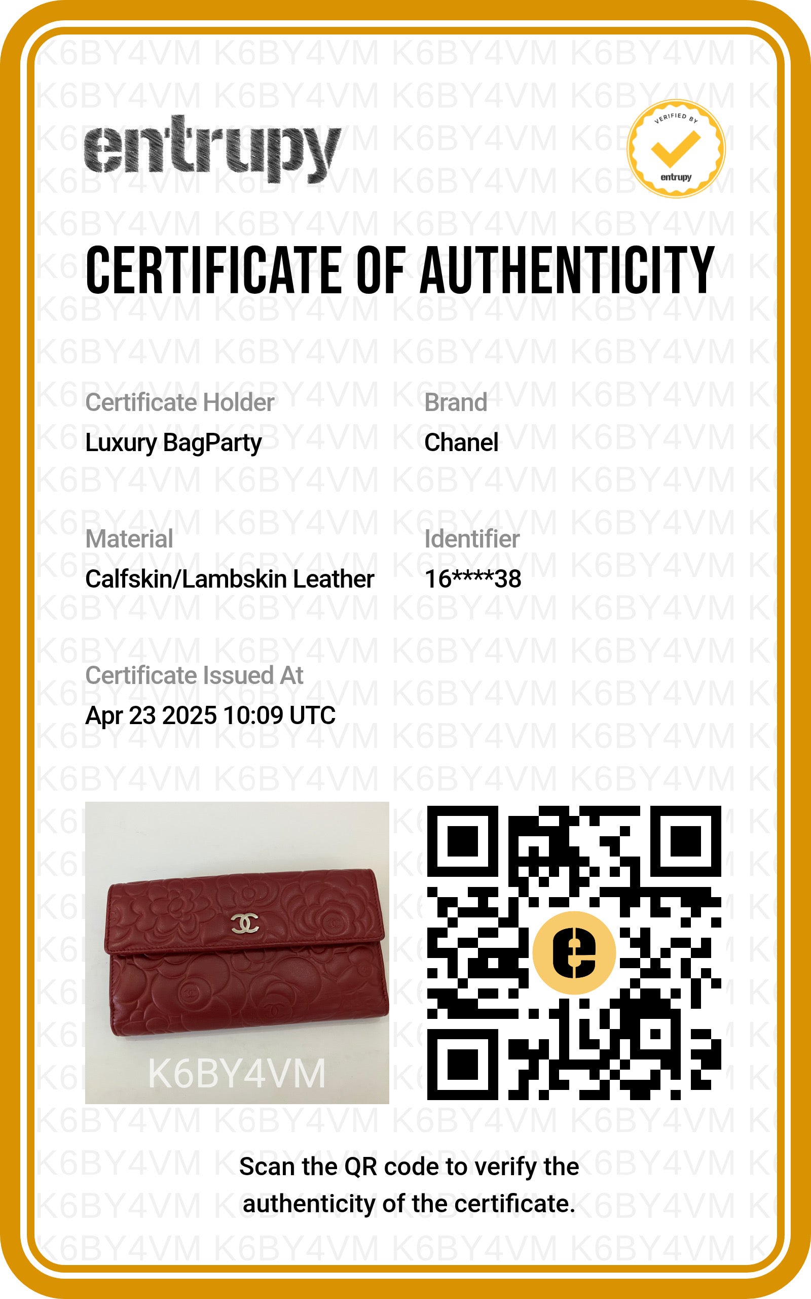 Chanel Camellia Embossed Flap Wallet Red