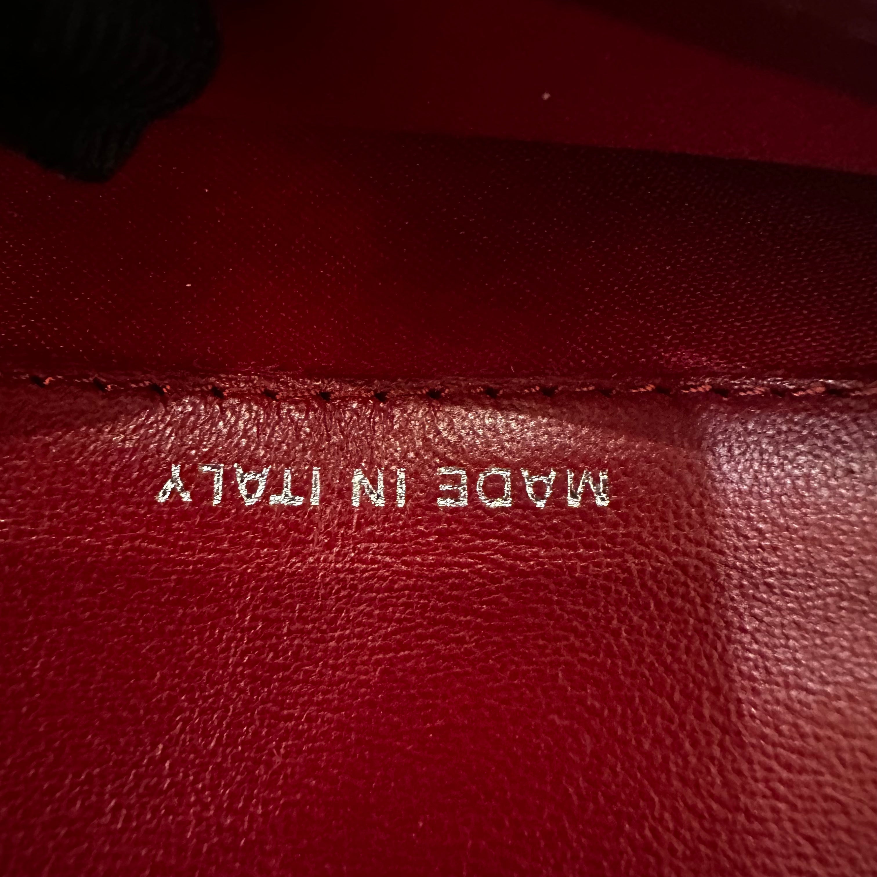 Chanel Camellia Embossed Flap Wallet Red