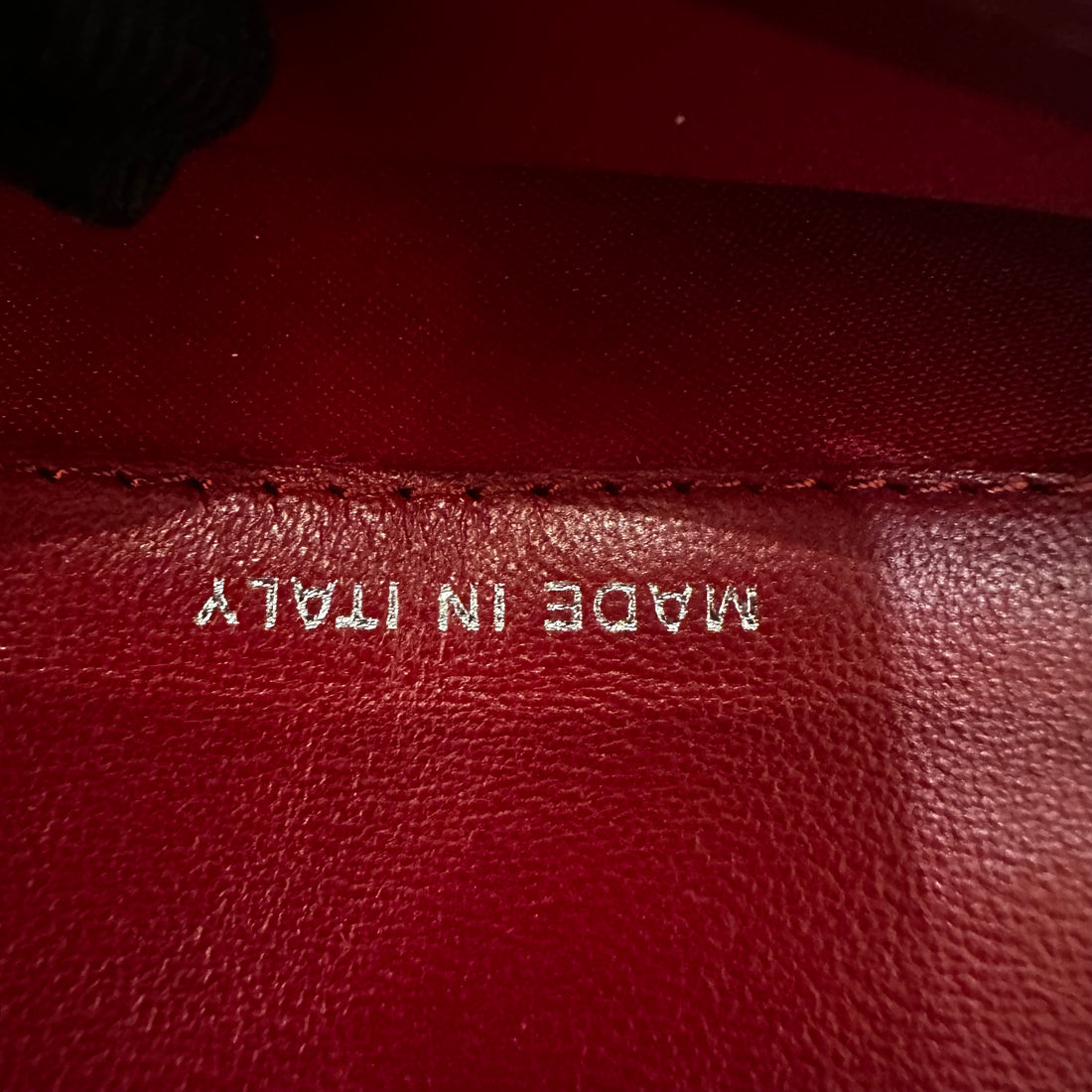 Chanel Camellia Embossed Flap Wallet Red