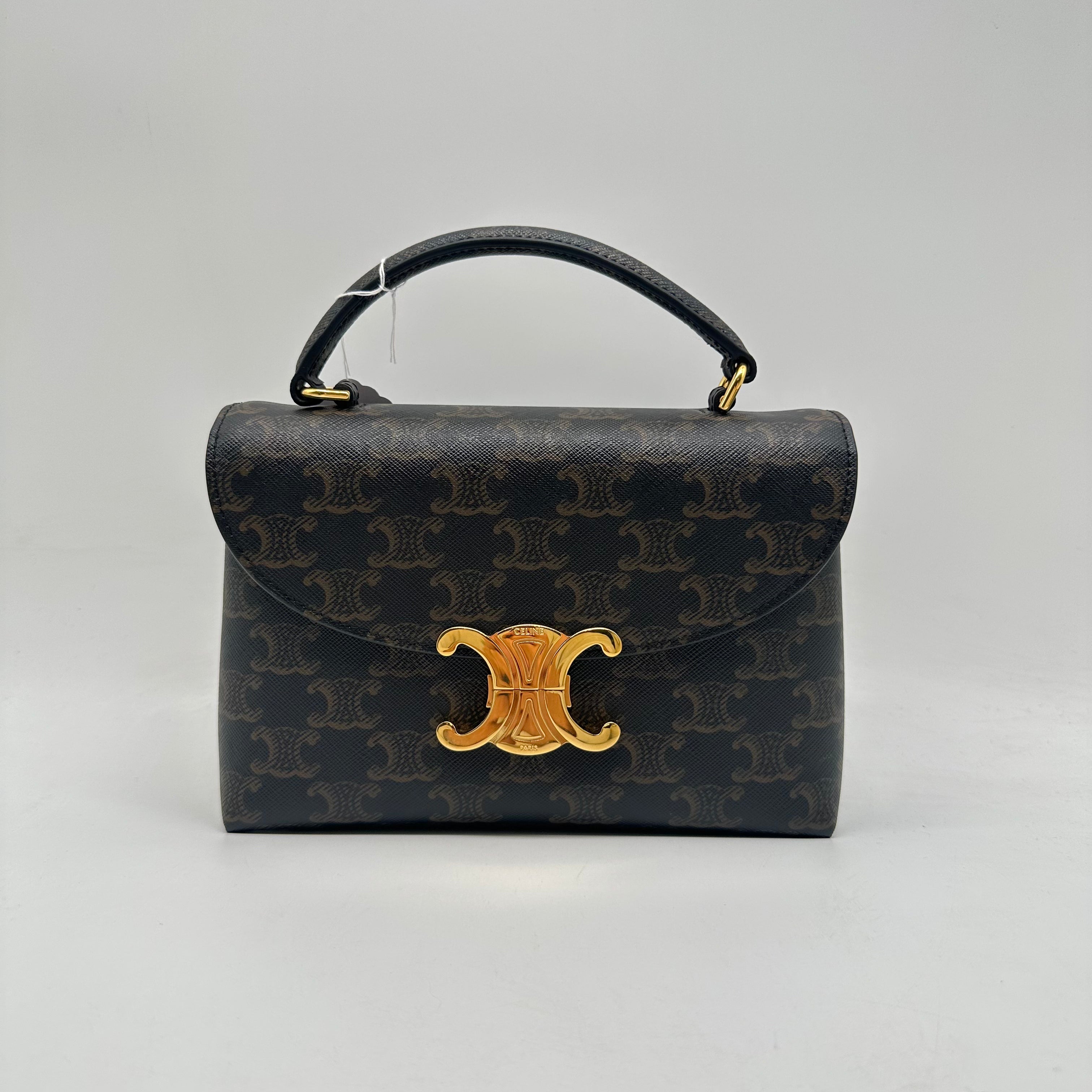 Celine Triomphe Canvas Teen Nino Tan Handbag CEHandle