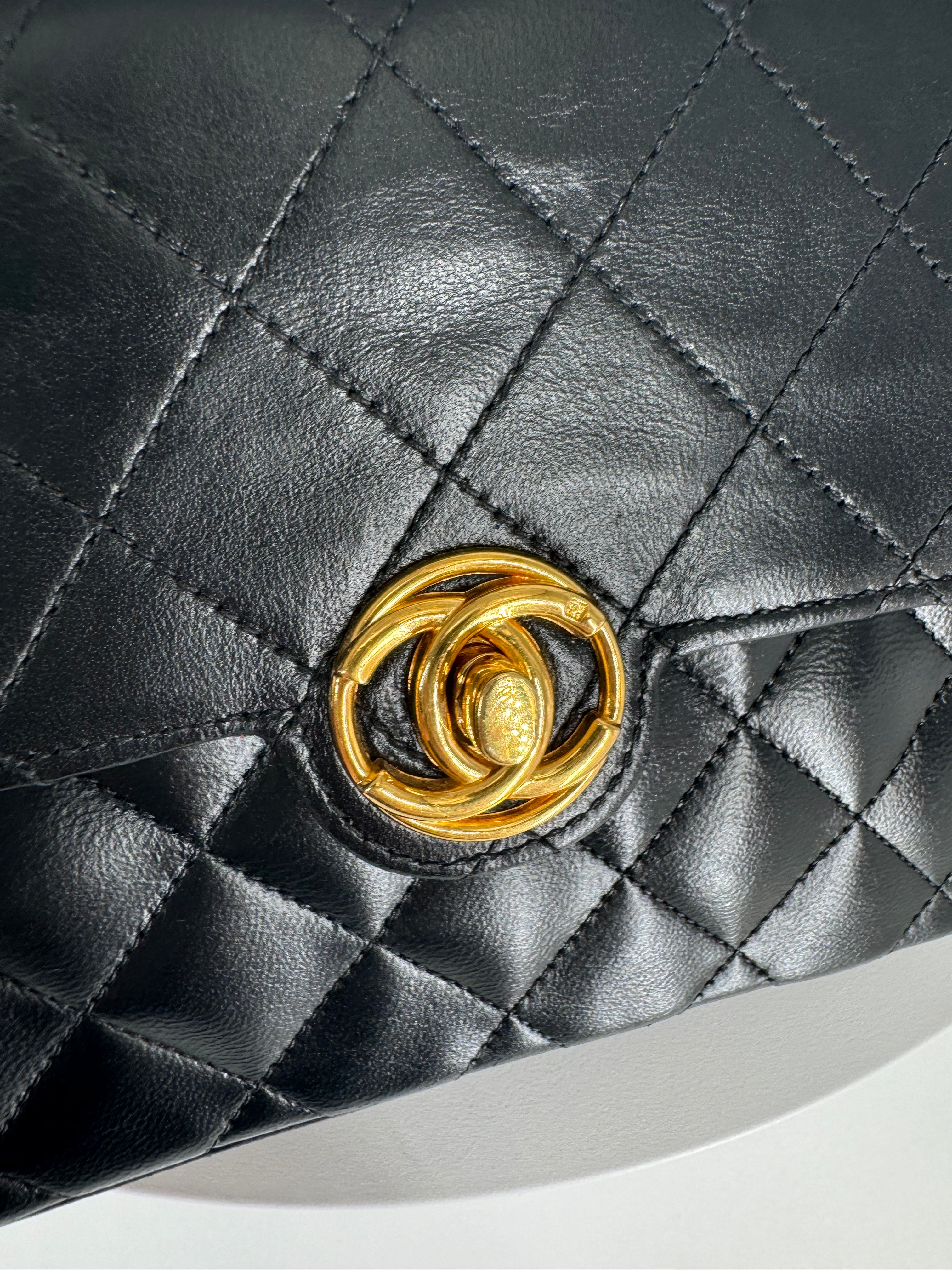 Chanel Lambskin Vintage Single Flap GHW