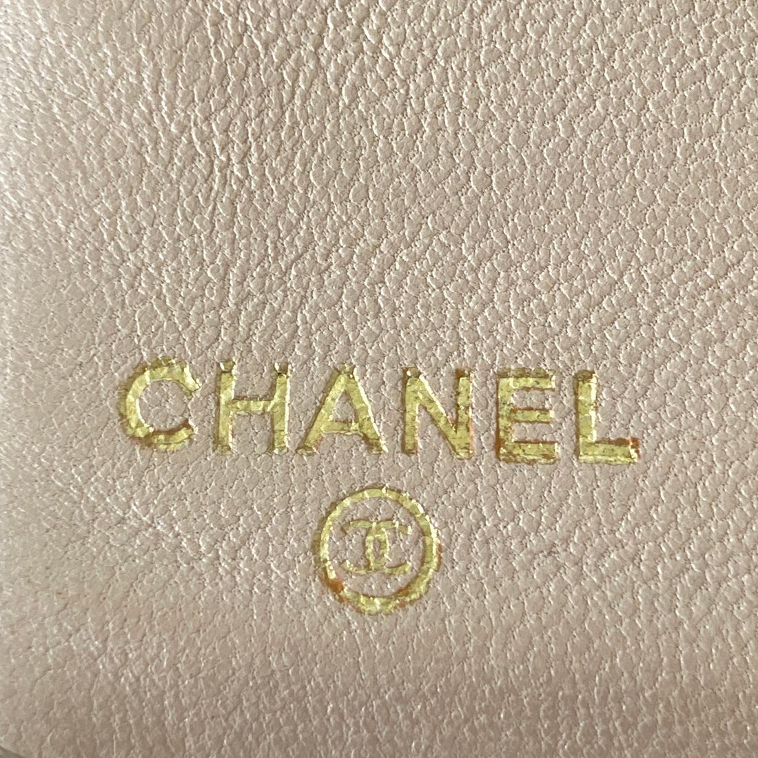 Chanel Lambskin Camellia Embossed Wallet Black