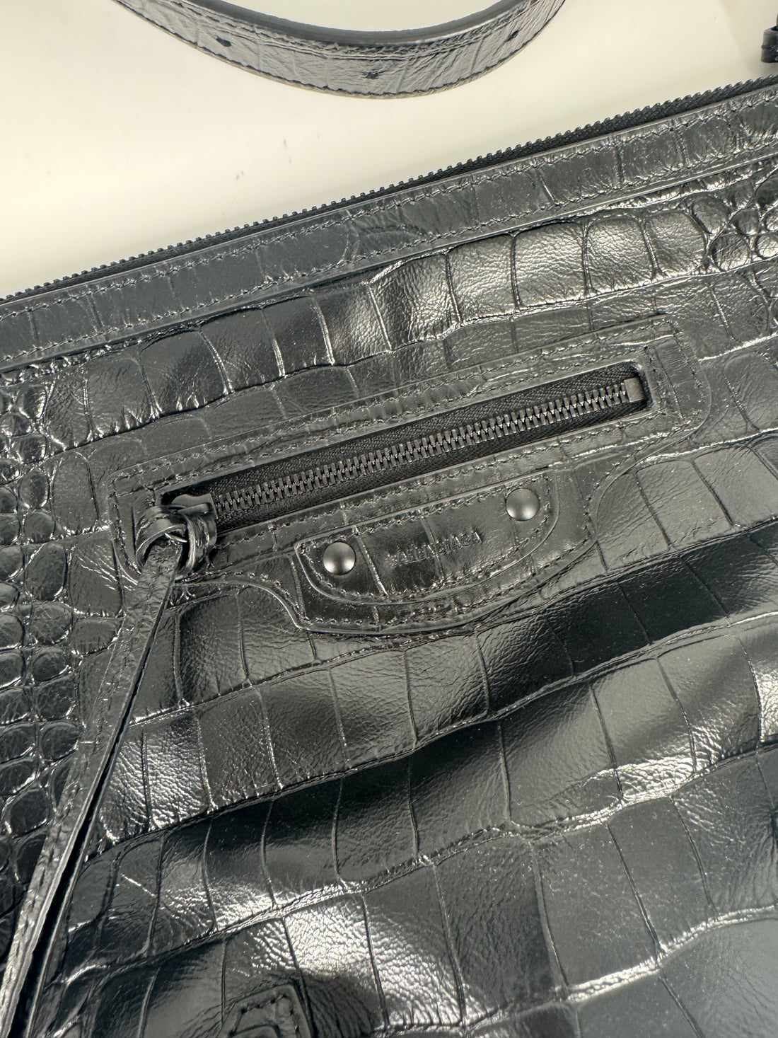 Balenciaga Embossed Neo Classic Hobo
