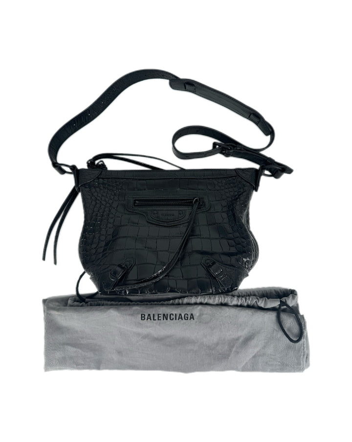 Balenciaga Embossed Neo Classic Hobo