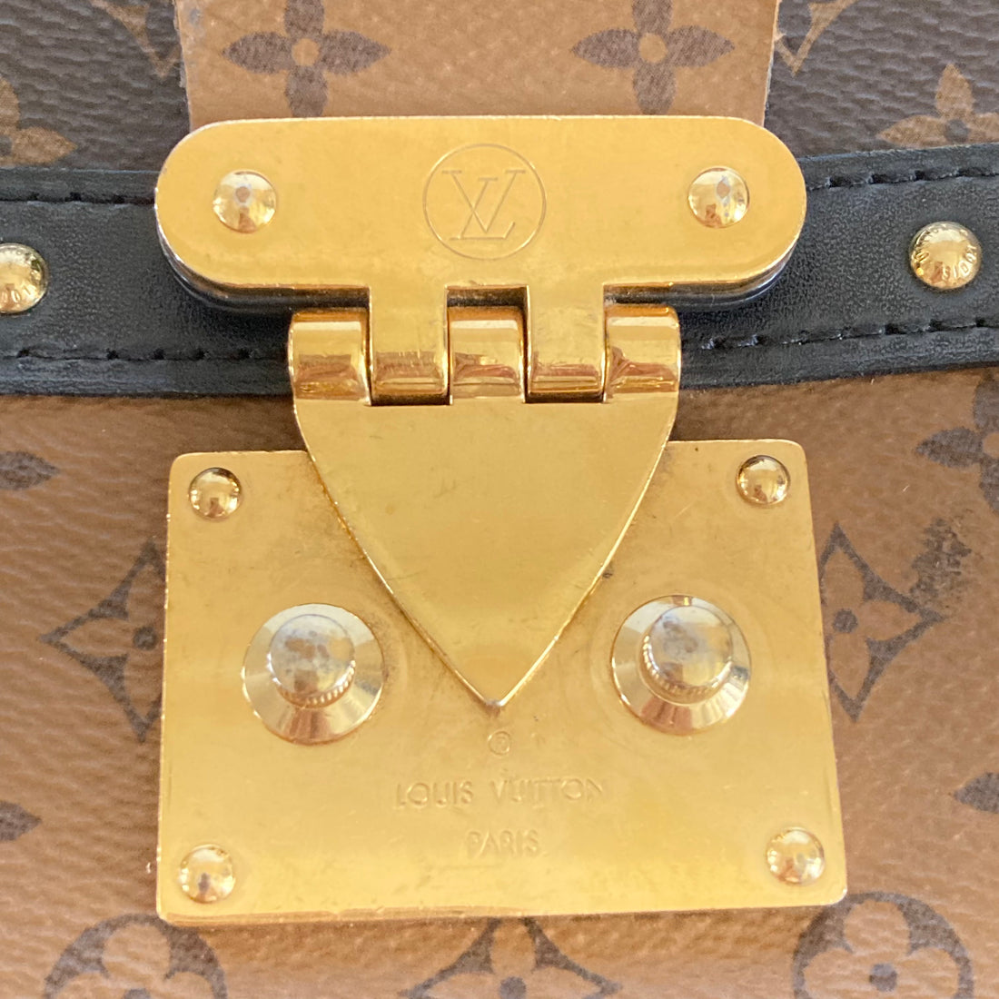 Louis Vuitton Reverse Monogram Trunk Microchipped lv1045