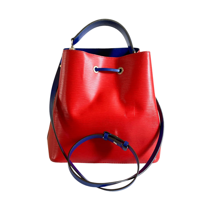 Louis Vuitton Epi Neonoe Navy Red