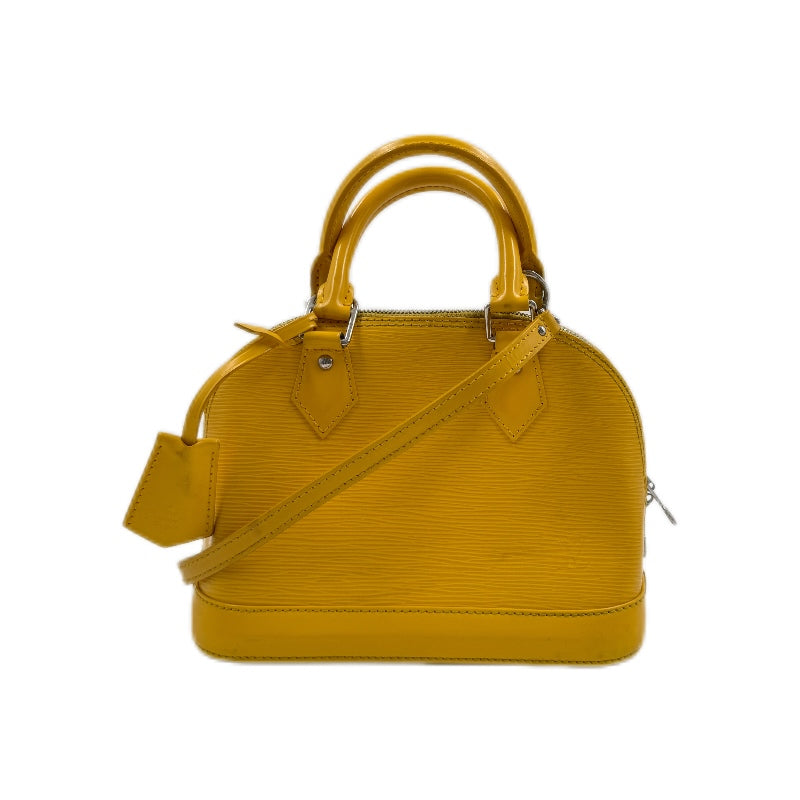 Louis Vuitton Yellow Alma BB Epi