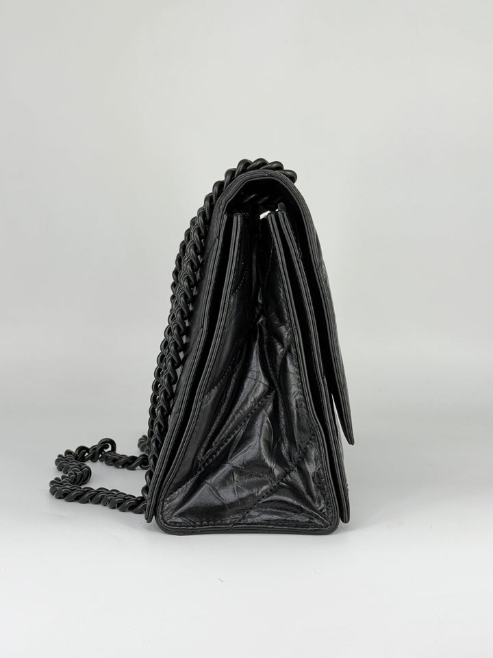Balenciaga Women's Crush Chain Bag Medium in Black