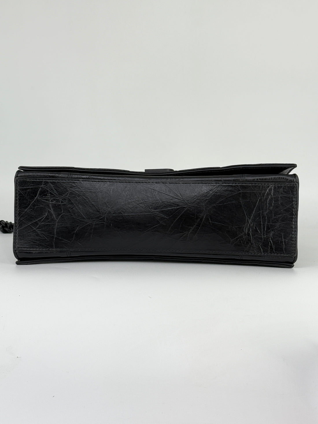 Balenciaga Women's Crush Medium Chain Bag Quilted In Black