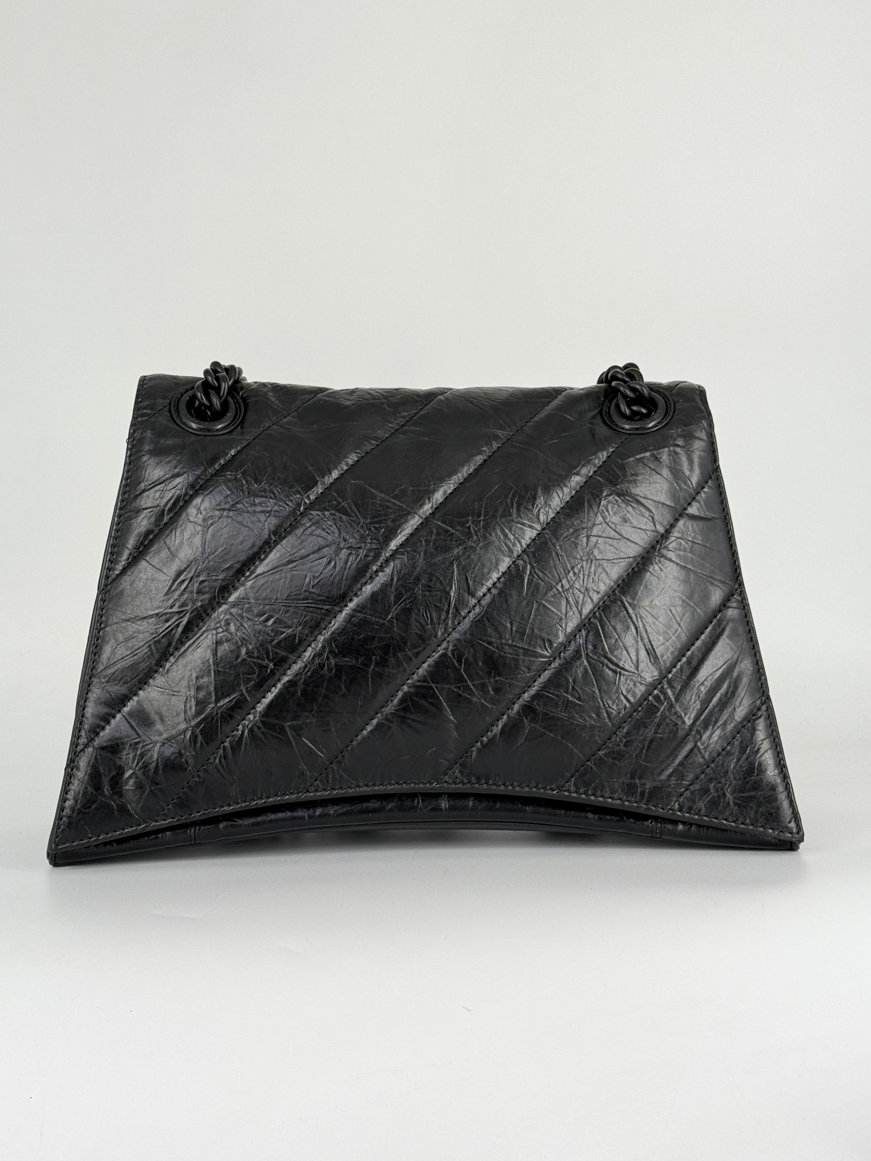 Balenciaga Women's Crush Chain Bag Medium in Black