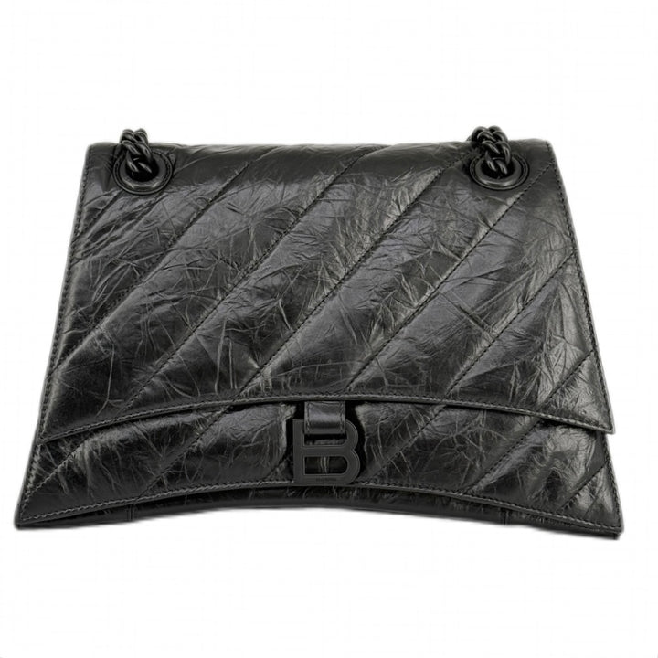 Balenciaga Women's Crush Chain Bag Medium in Black