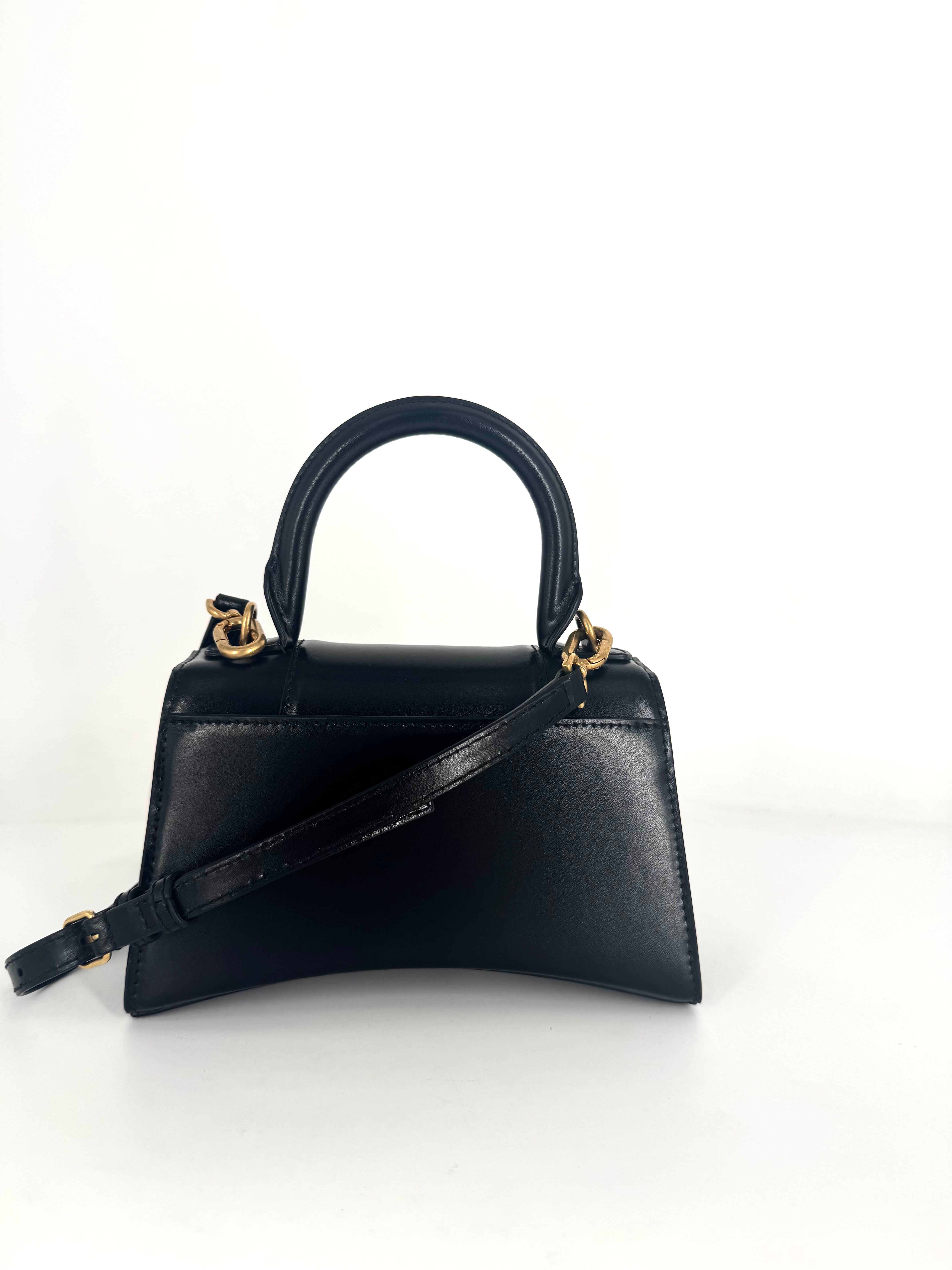 Balenciaga Hourglass Super Nano Top Handle Bag