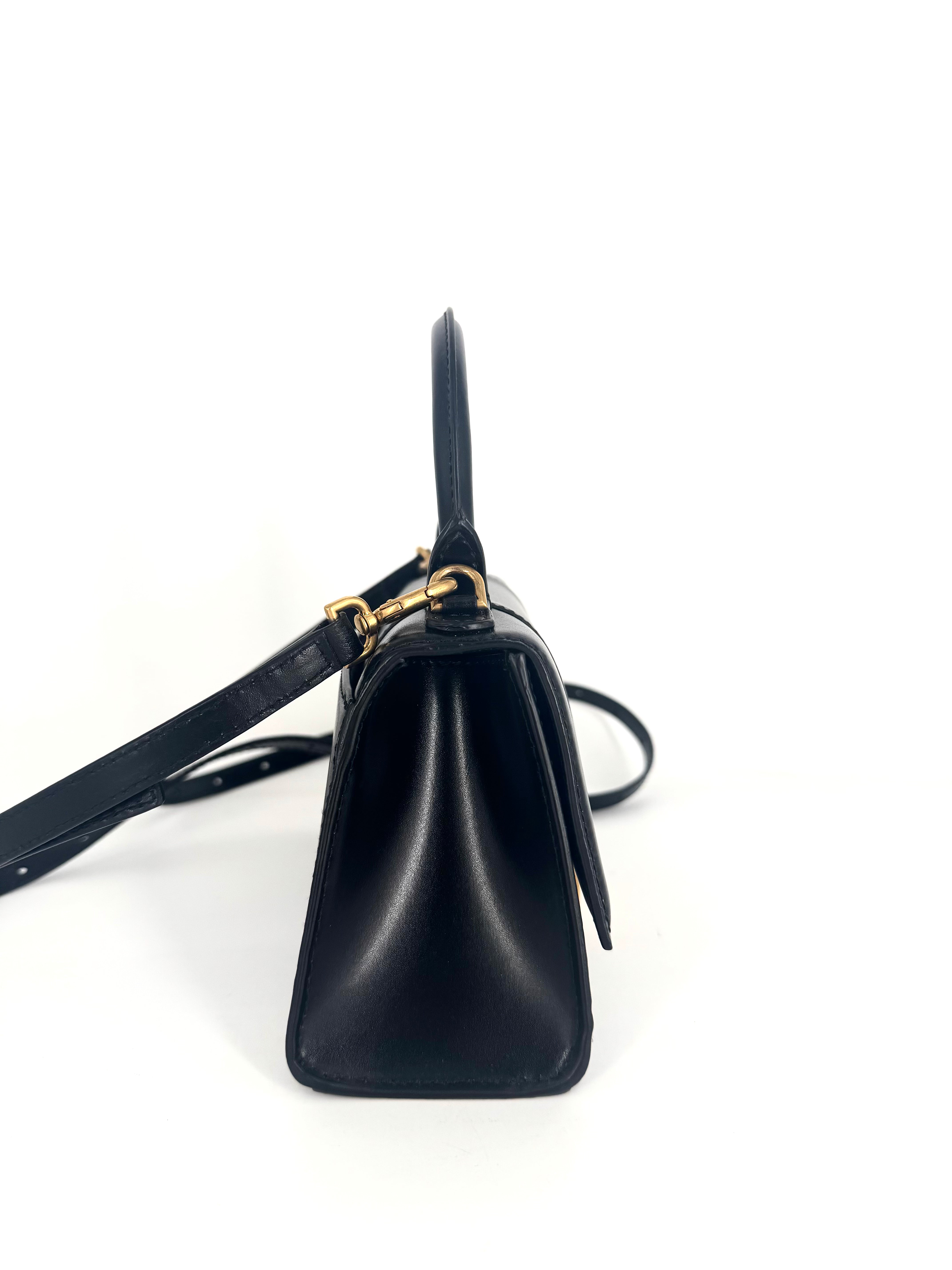 Balenciaga Hourglass Super Nano Top Handle Bag