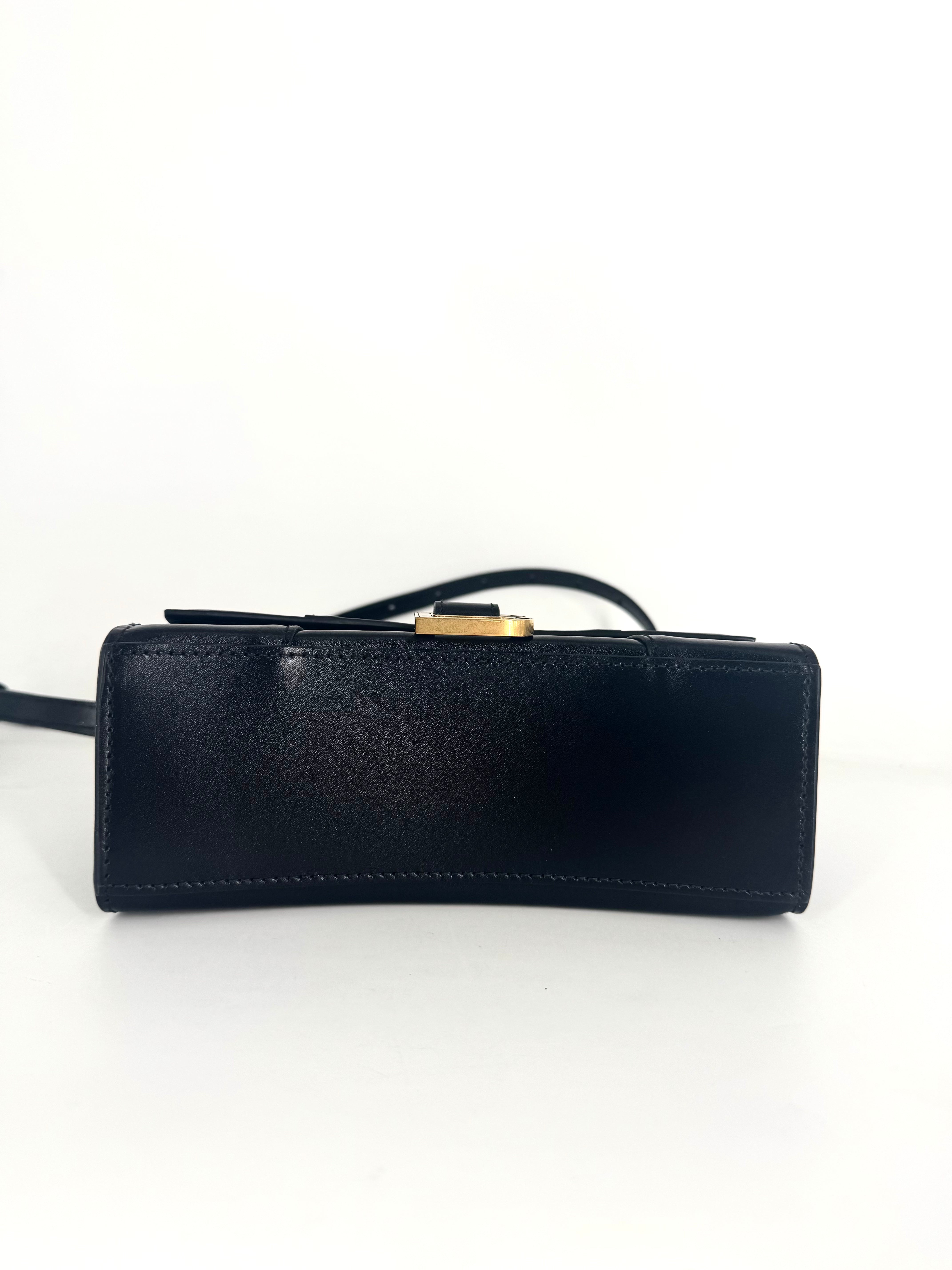 Balenciaga Hourglass Super Nano Top Handle Bag