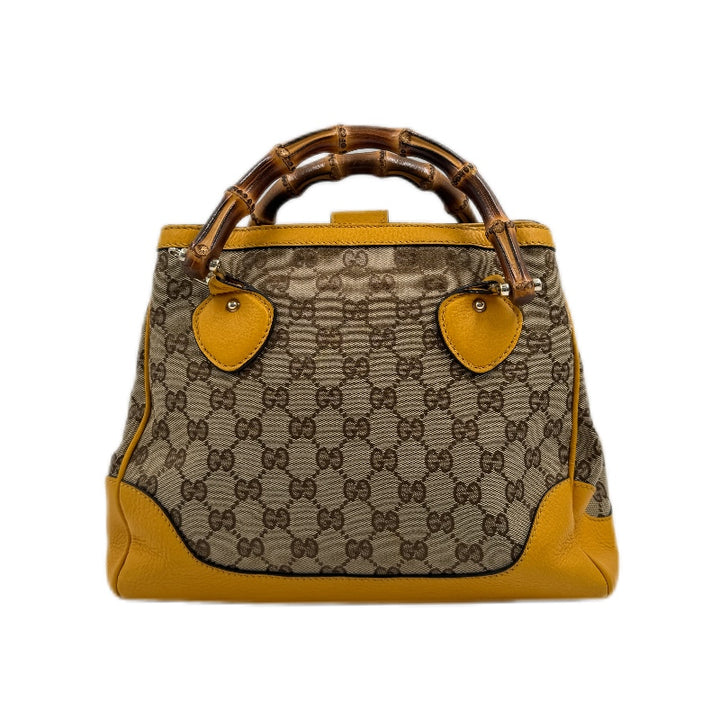 Gucci Diana bamboo cloth Top handbag