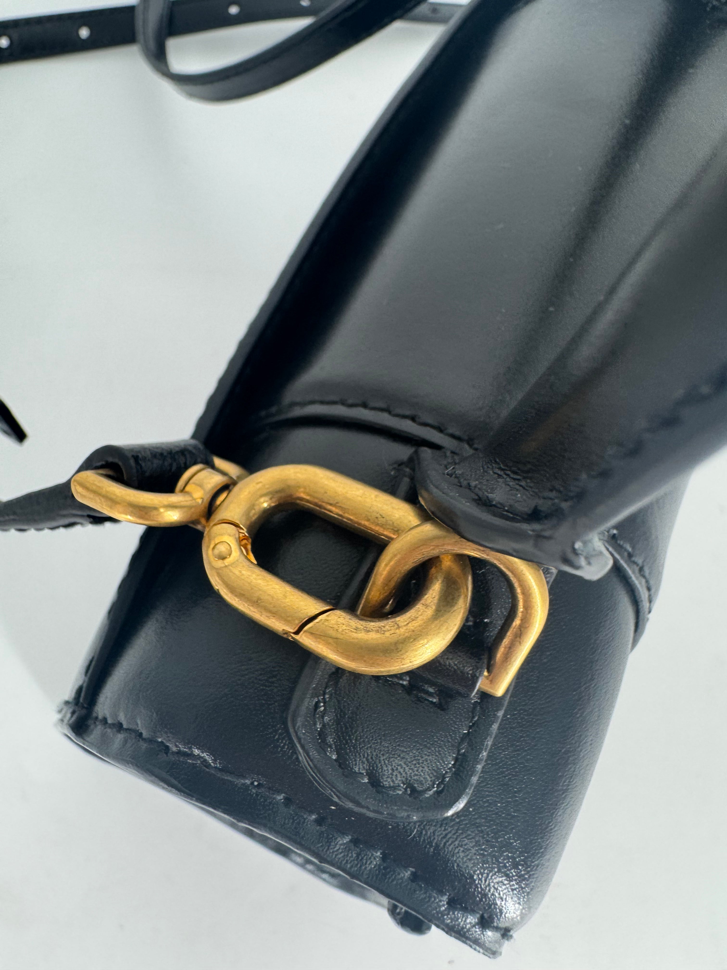 Balenciaga Hourglass Super Nano Top Handle Bag