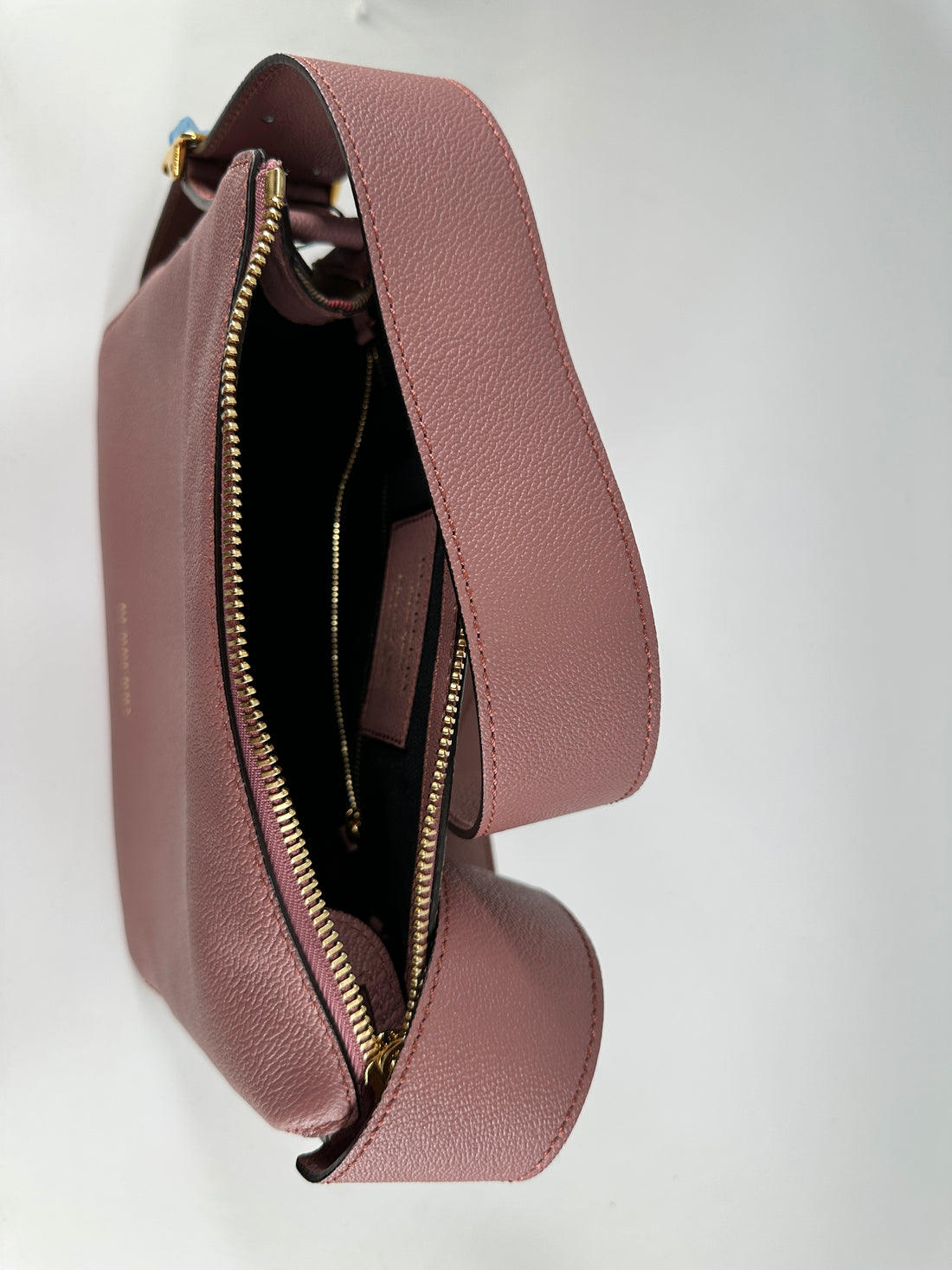 Burberry Nova Check Leather Canvas Shoulder Bag Pink