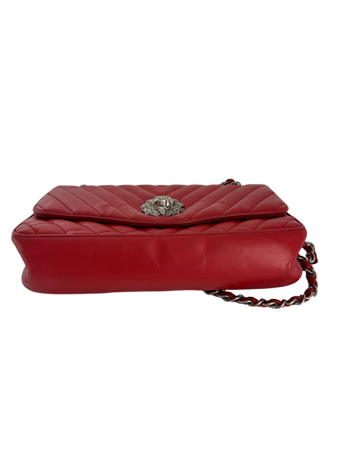Chanel Leo Lion Medium Flap Bag Red