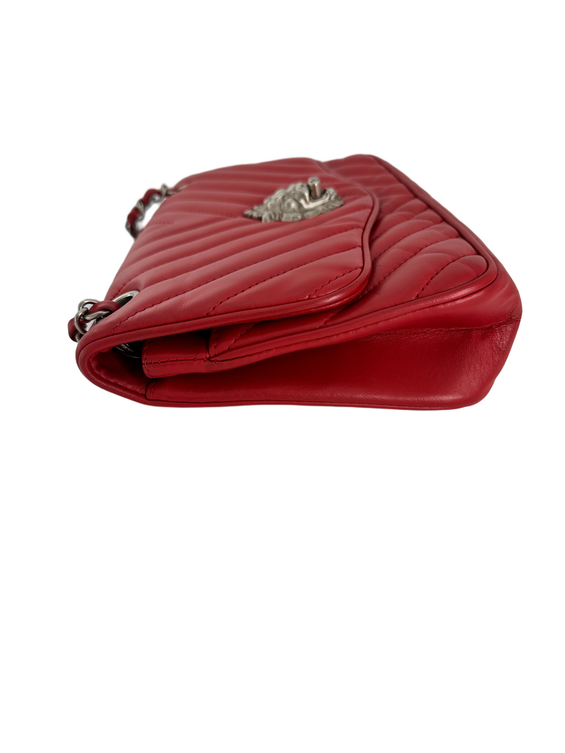 Chanel Leo Lion Medium Flap Bag Red