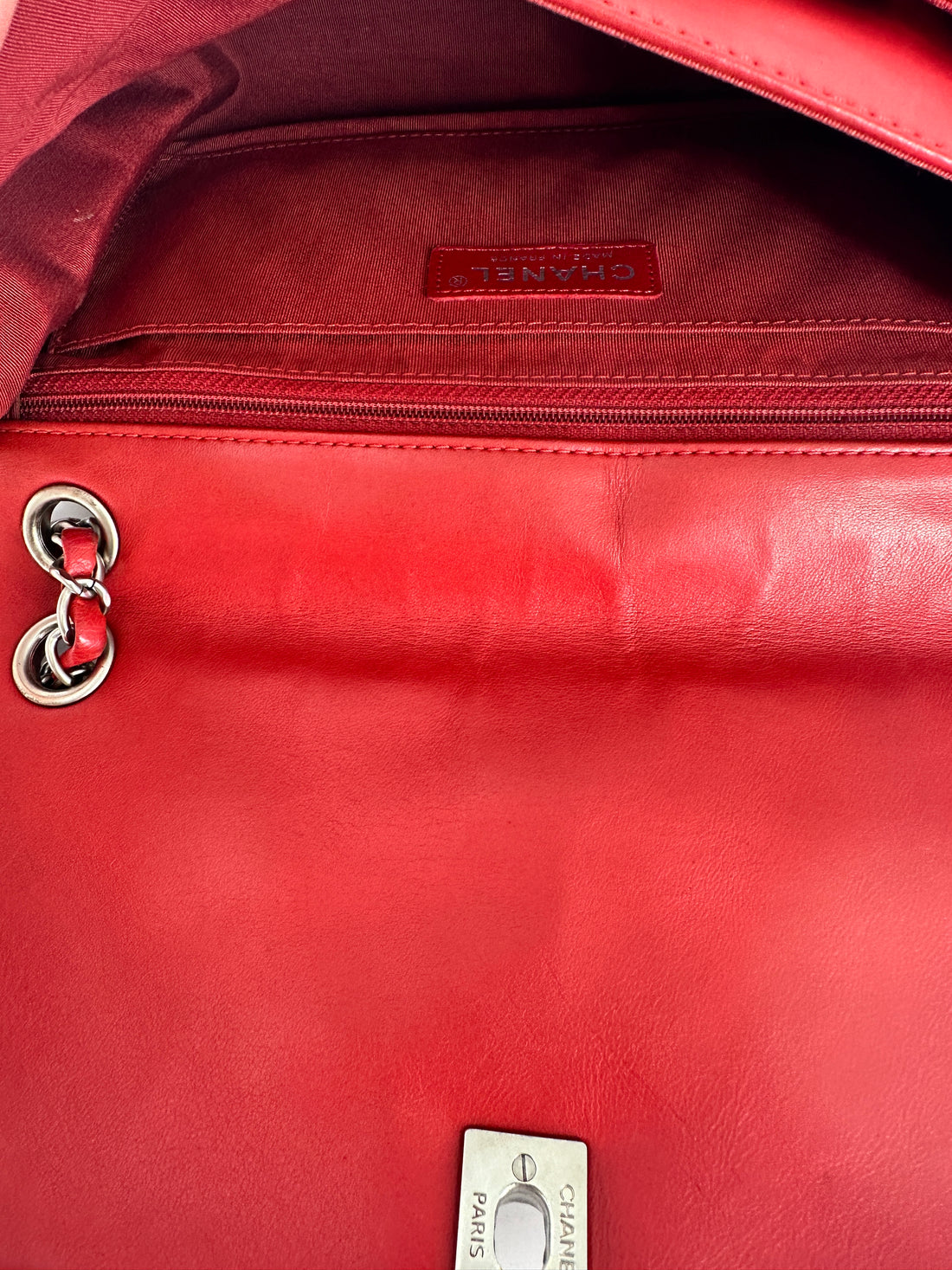 Chanel Leo Lion Medium Flap Bag Red