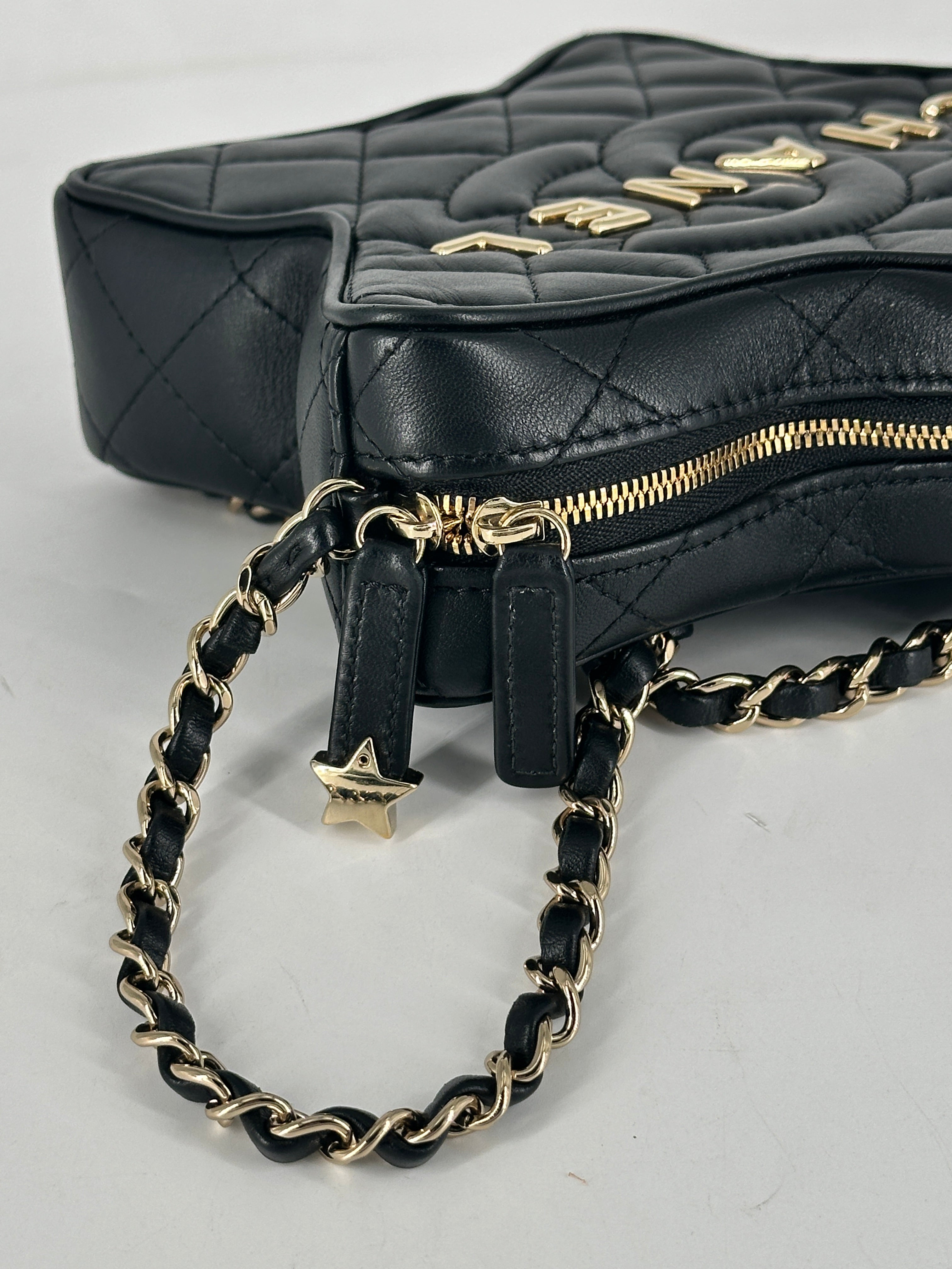 Chanel 24C Cruise Collection Walk of Fame Star Bag Black Microchipped 2024